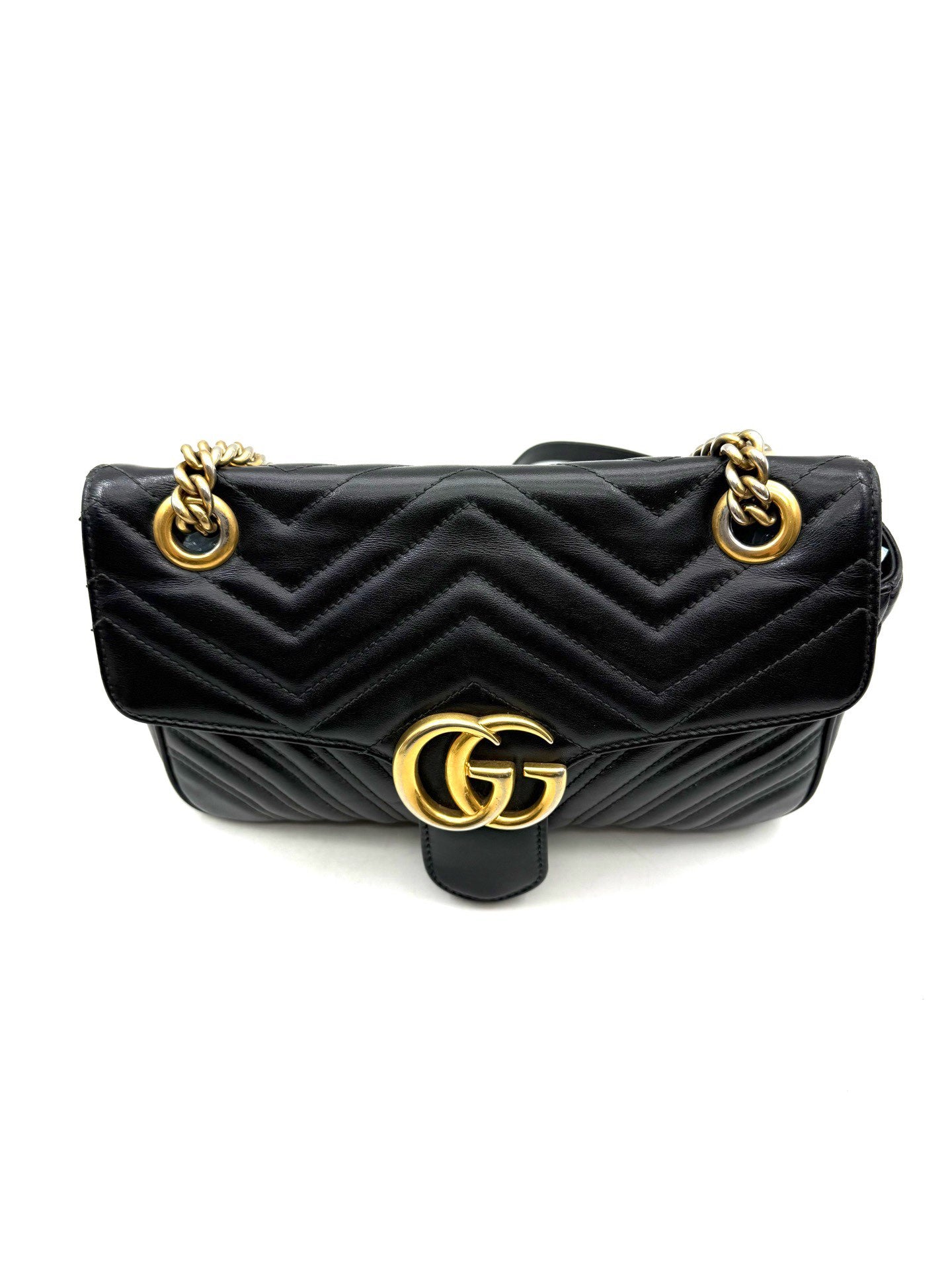 Gucci - GG Marmont - Leather - Black - (Mini)