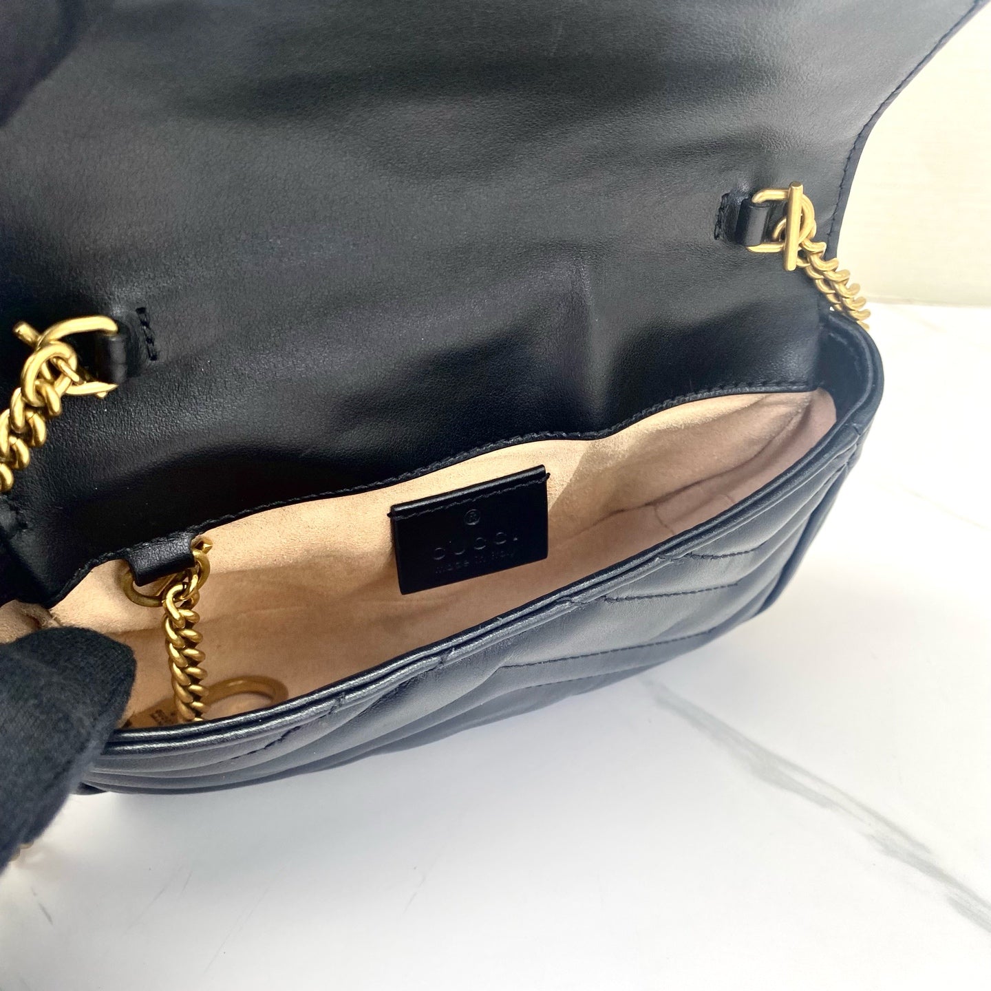 Gucci - GG Marmont - Leather - Black - (mini)