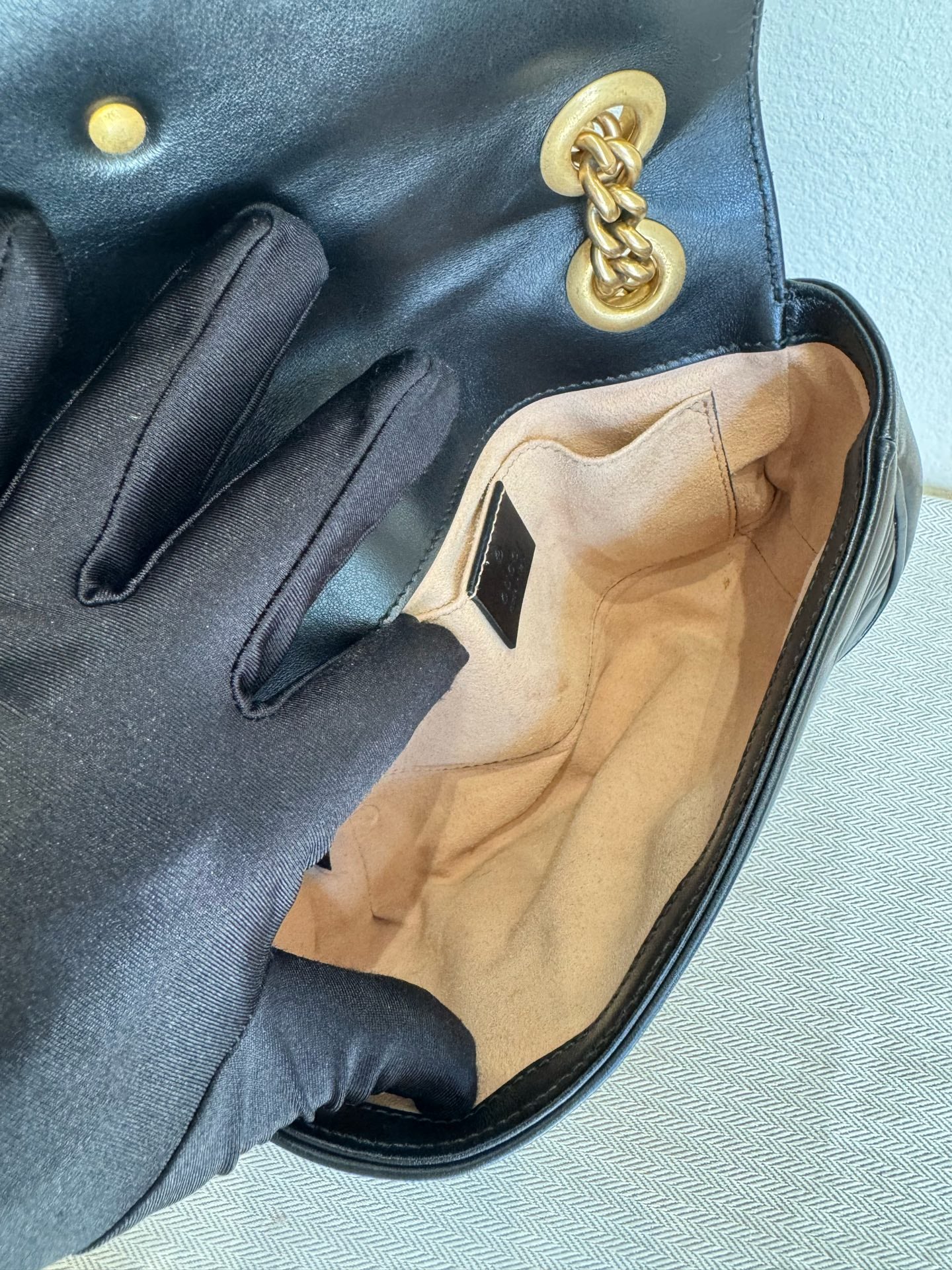 Gucci - GG Marmont - Leather - Black - (mini)