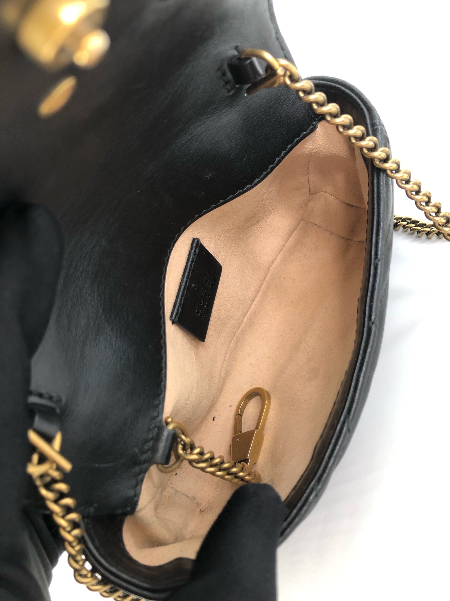 Gucci - GG Marmont - Leather - Black - (mini)