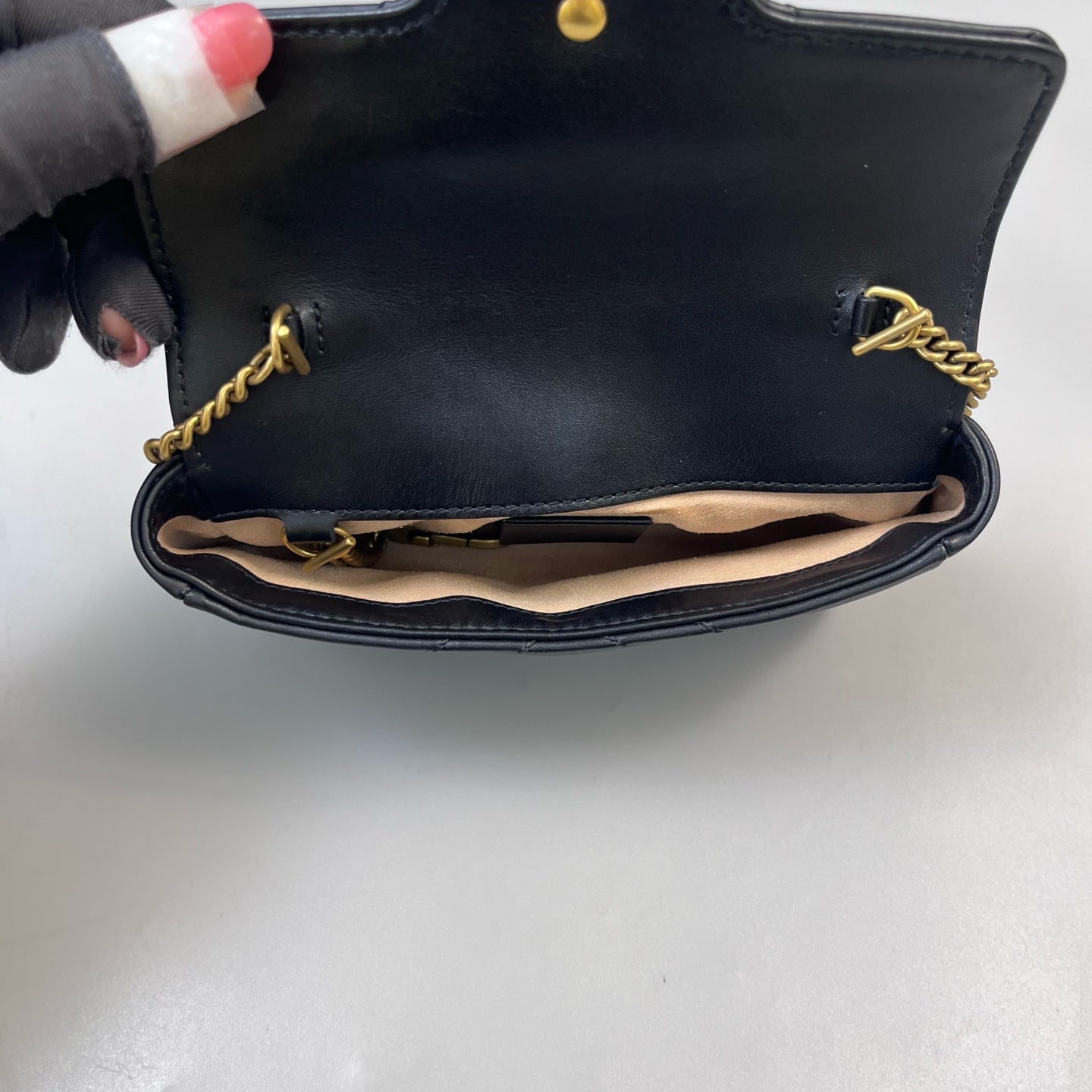 Gucci - GG Marmont - Leather - Black - (mini)