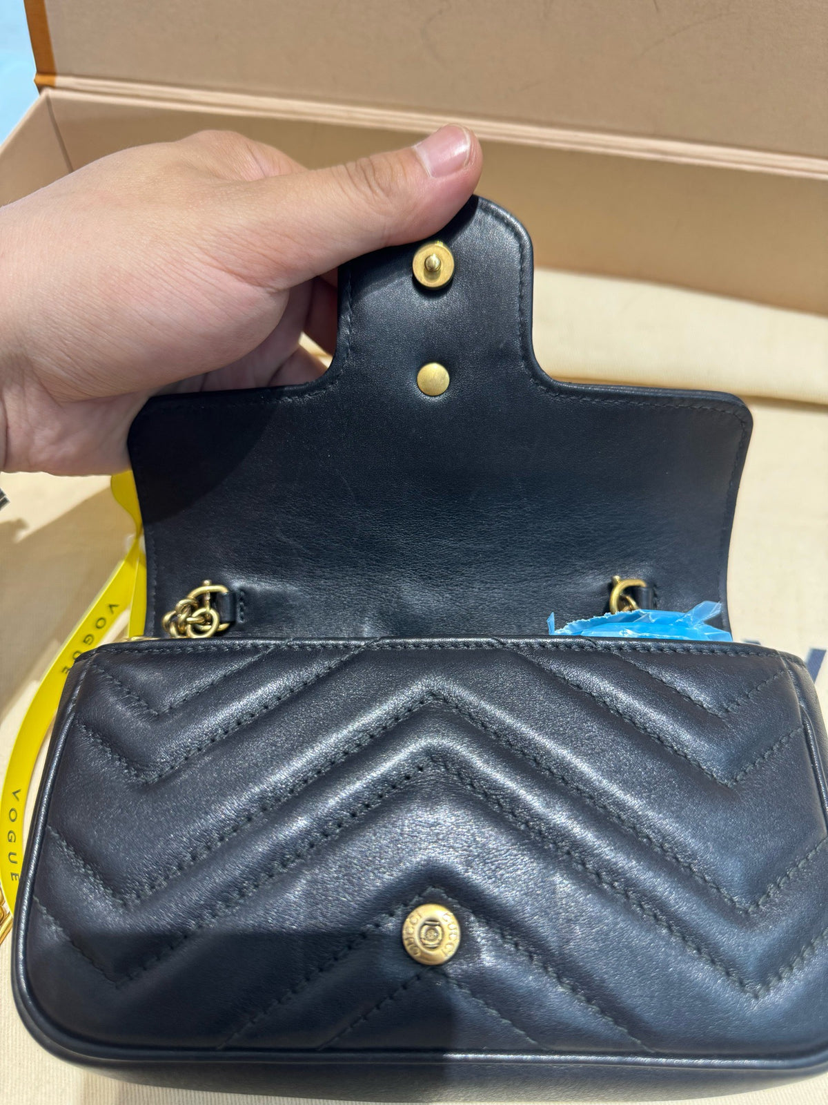 Gucci - GG Marmont - Leather - Black - (mini)