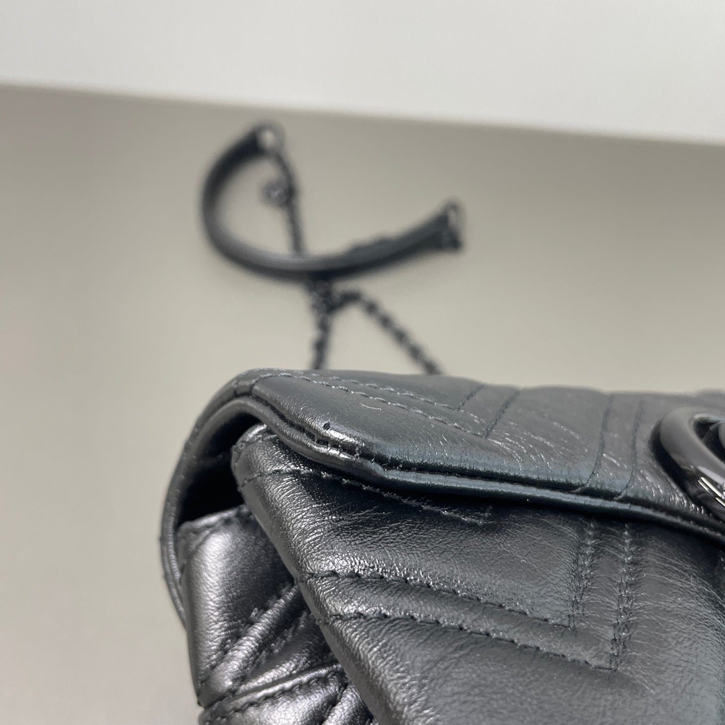 Gucci - GG Marmont - Leather - Black - (mini)