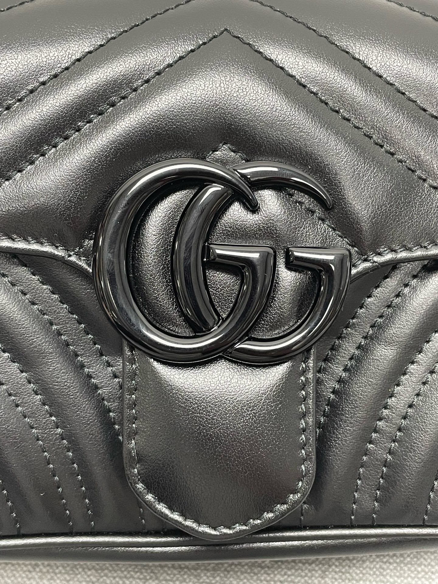 Gucci - GG Marmont - Leather - Black - (mini)