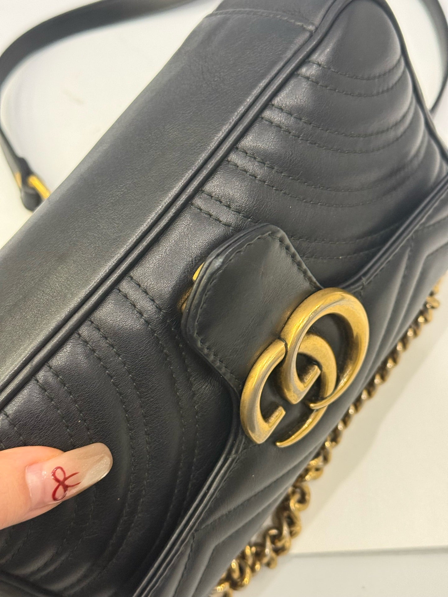 Gucci - GG Marmont - Leather - Black - (mini)