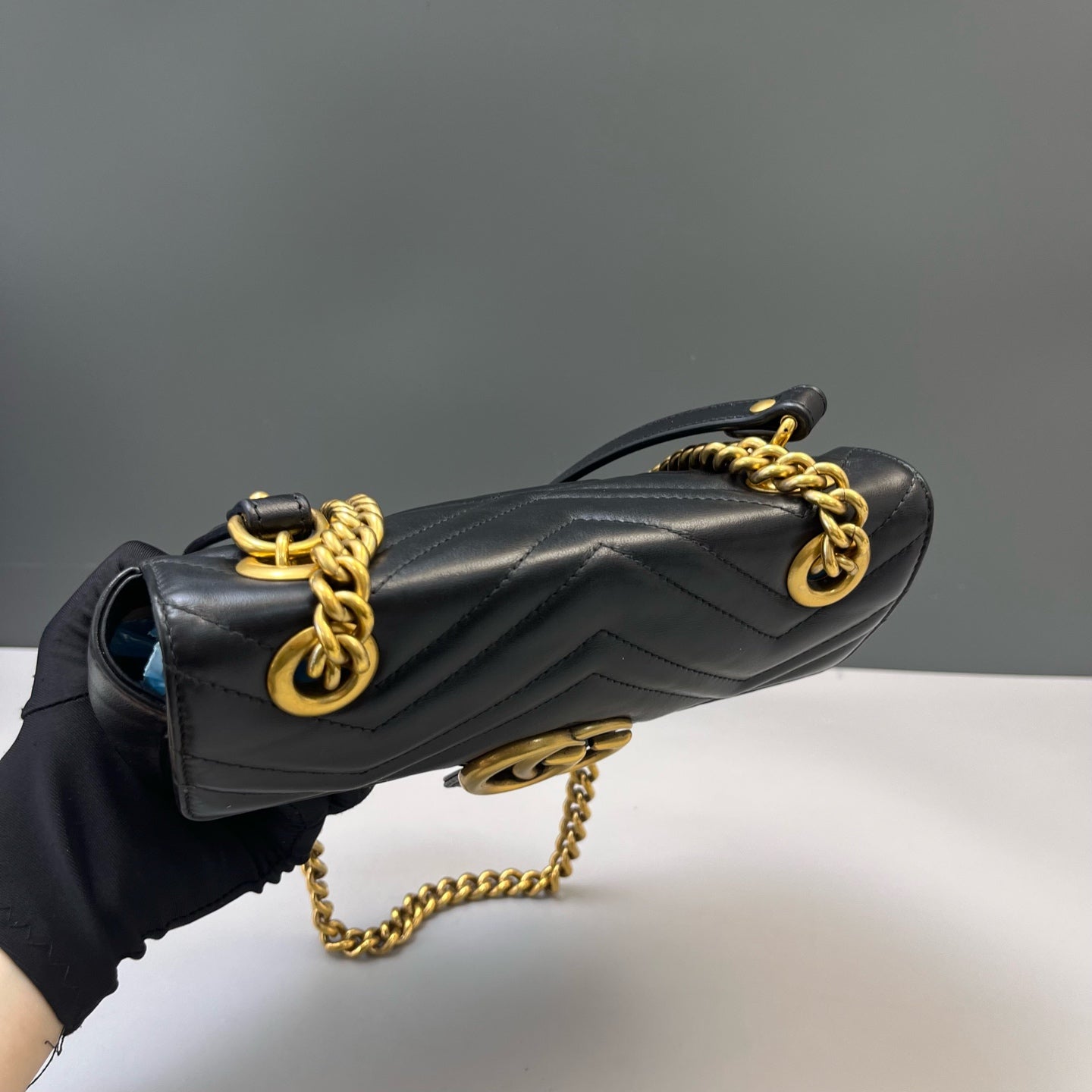 Gucci - GG Marmont - Leather - Black - (mini)