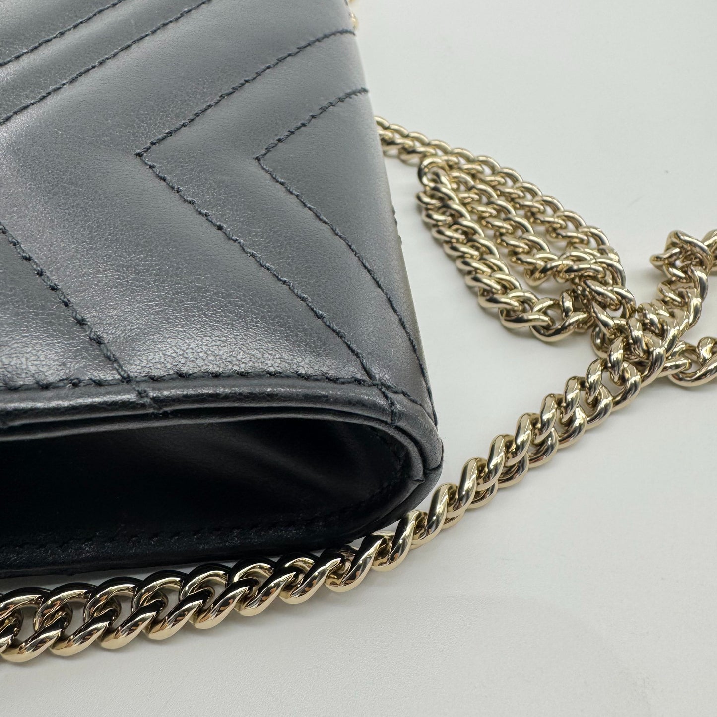 Gucci - GG Marmont - Leather - Black - (mini)