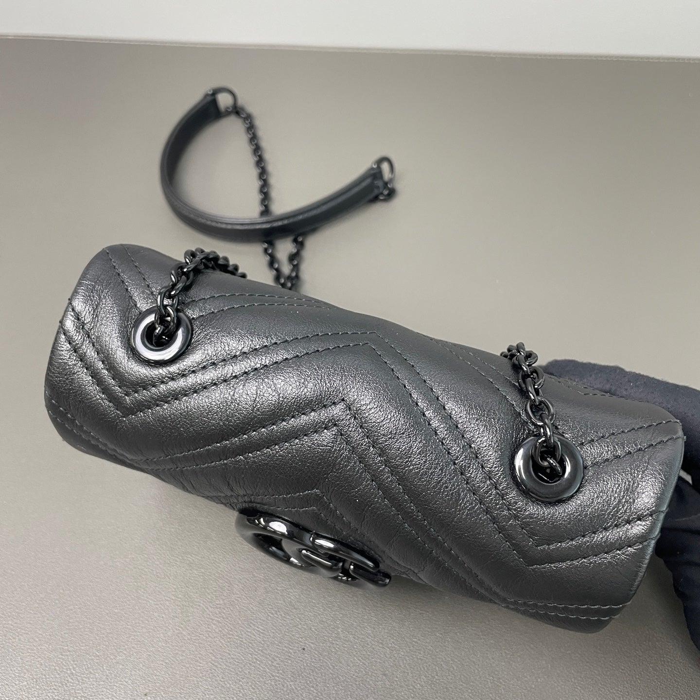 Gucci - GG Marmont - Leather - Black - (mini)