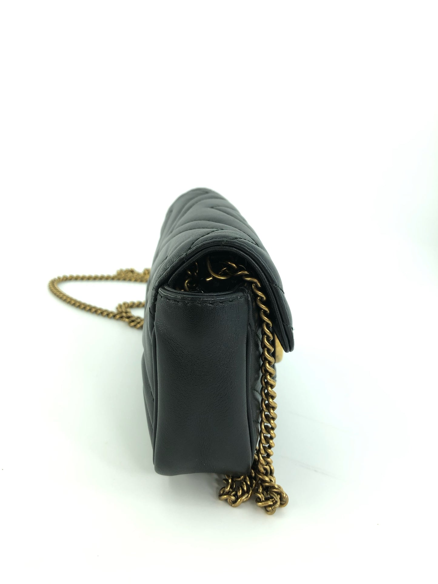 Gucci - GG Marmont - Leather - Black - (mini)