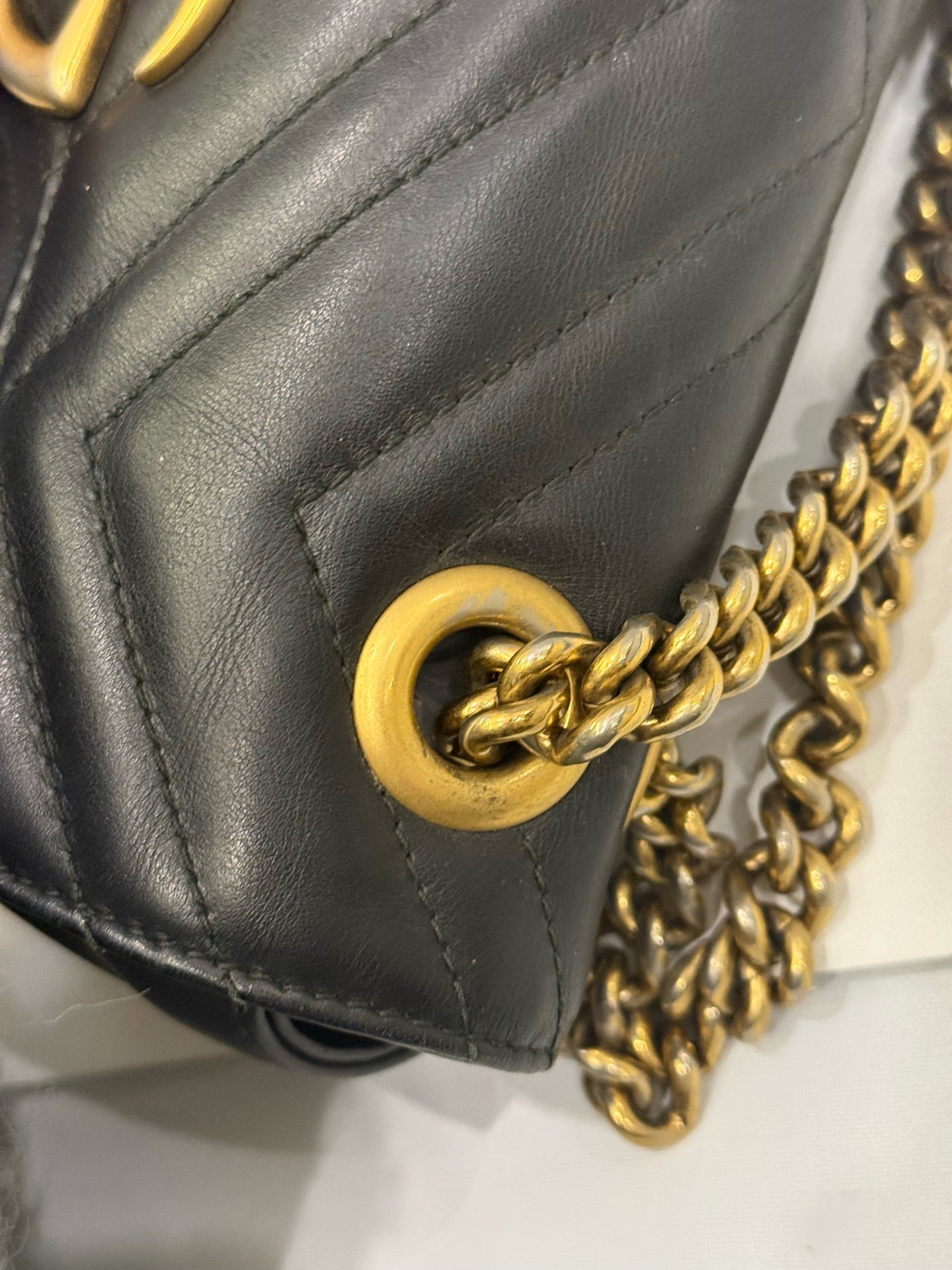 Gucci - GG Marmont - Leather - Black - (mini)