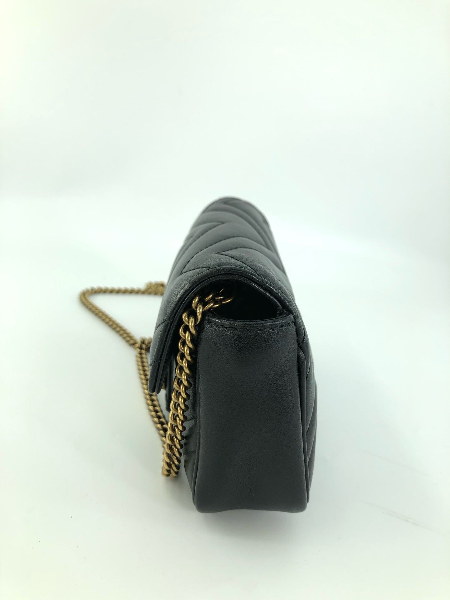 Gucci - GG Marmont - Leather - Black - (mini)