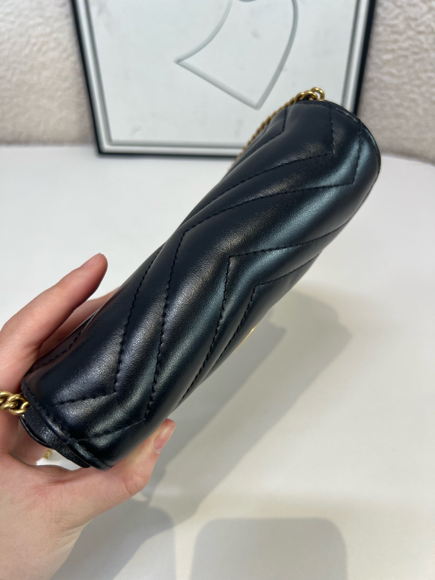 Gucci - GG Marmont - Leather - Black - (mini)