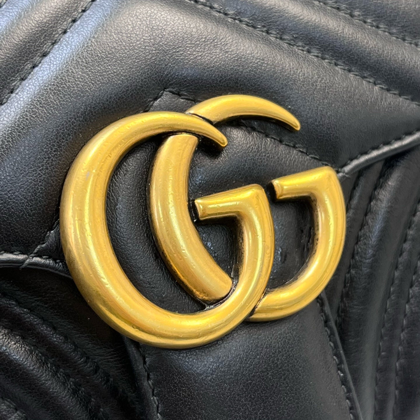 Gucci - GG Marmont - Leather - Black - (mini)