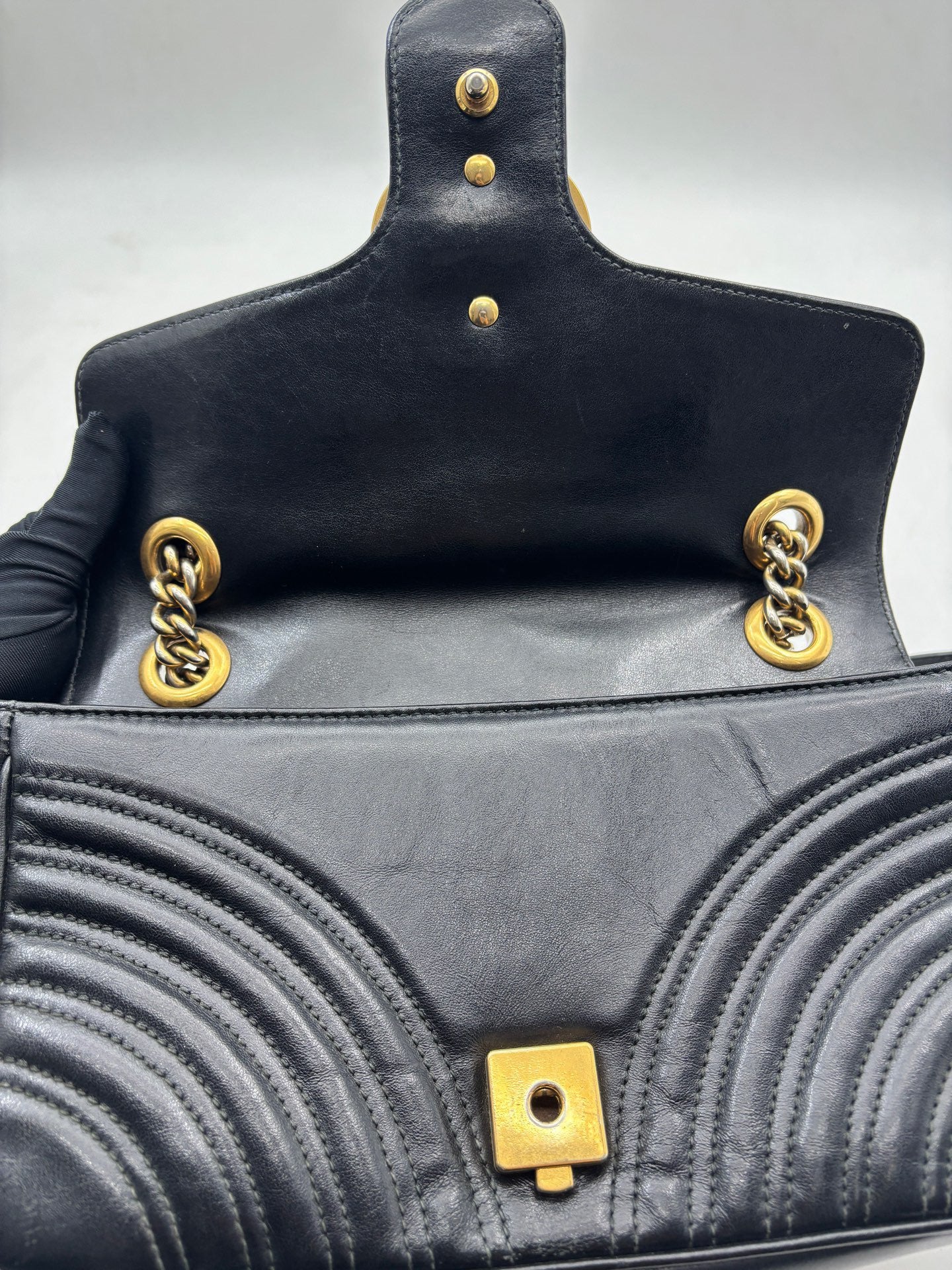 Gucci - GG Marmont - Leather - Black - (Mini)