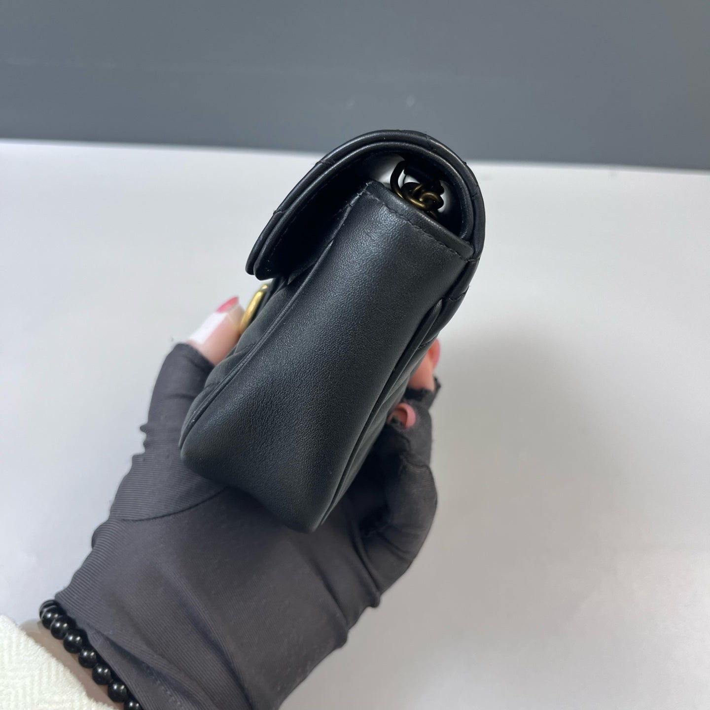 Gucci - GG Marmont - Leather - Black - (mini)