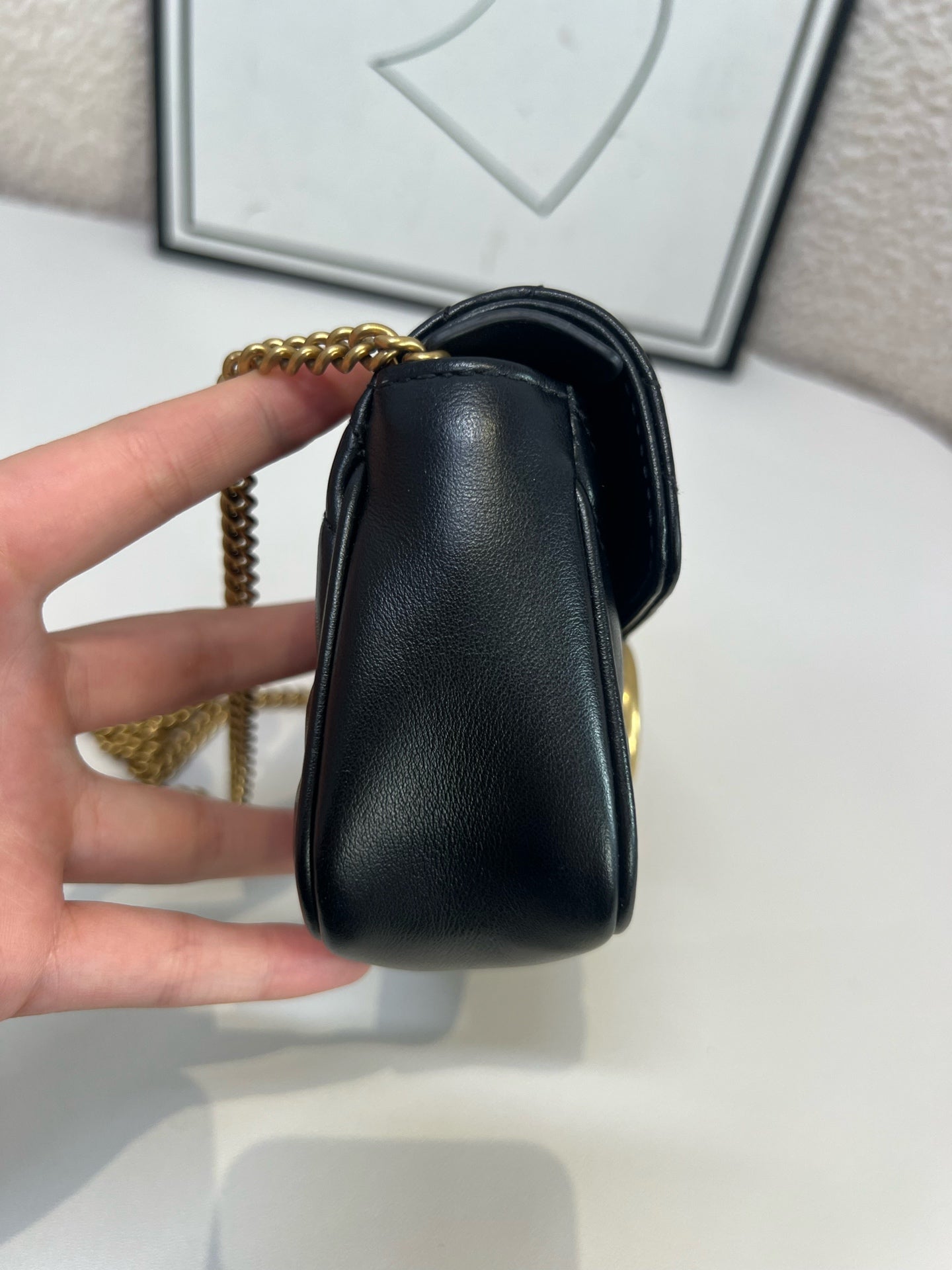 Gucci - GG Marmont - Leather - Black - (mini)