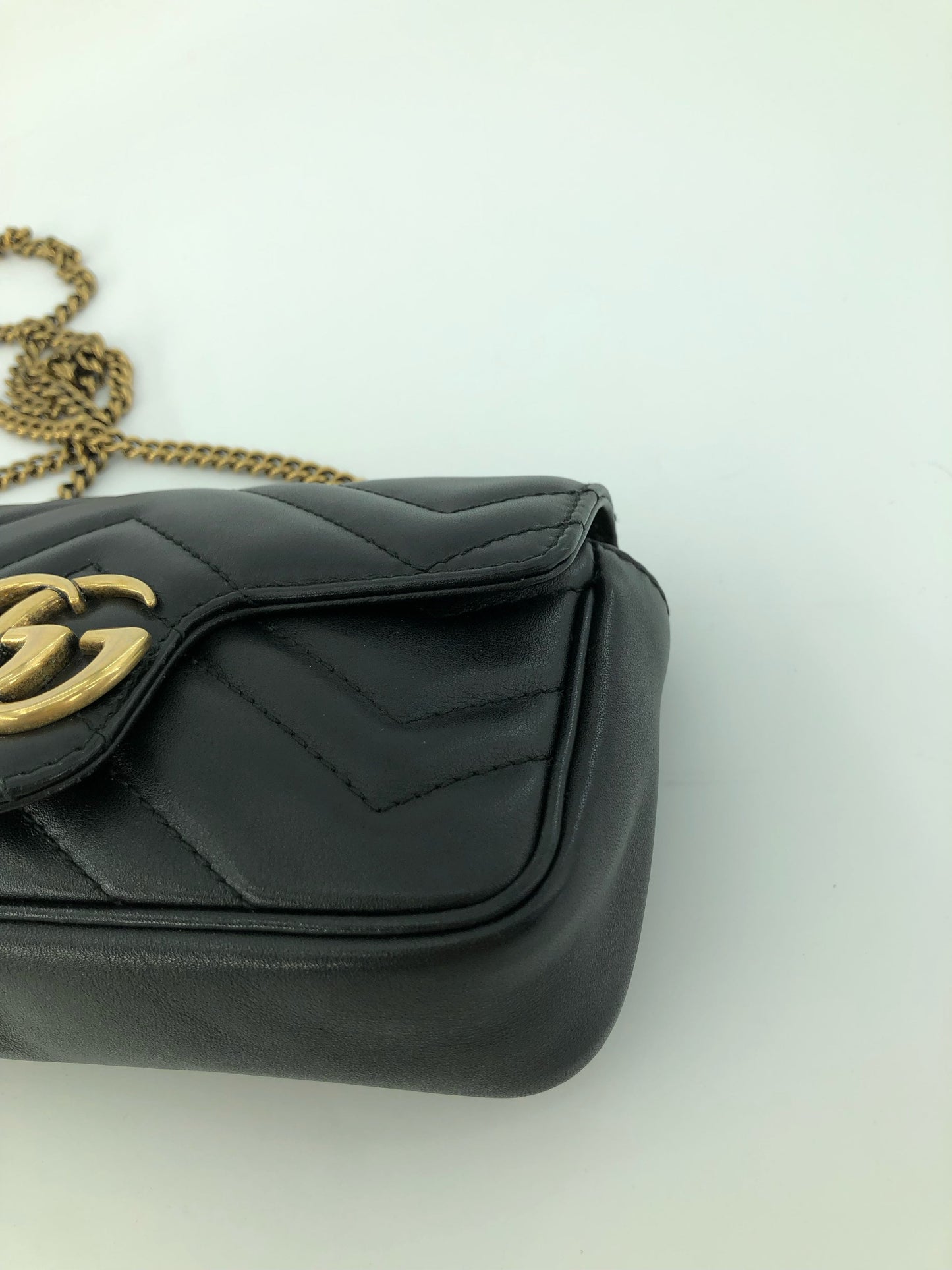 Gucci - GG Marmont - Leather - Black - (mini)