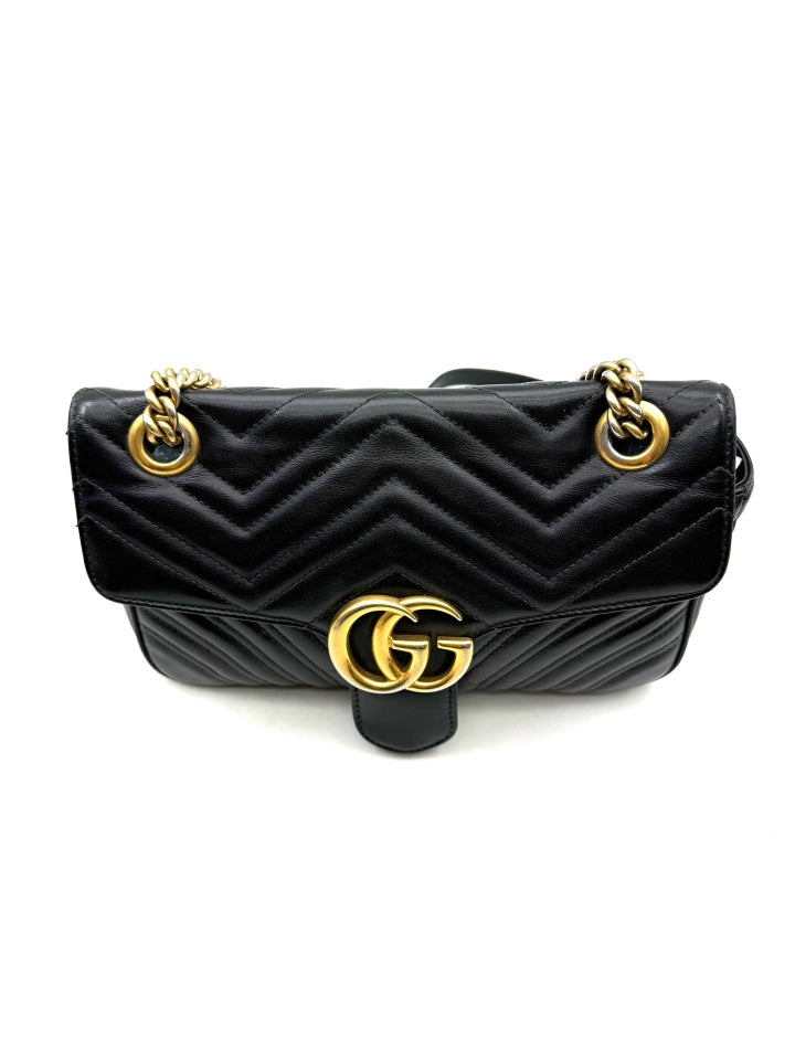 Gucci - GG Marmont - Leather - Black - (mini)