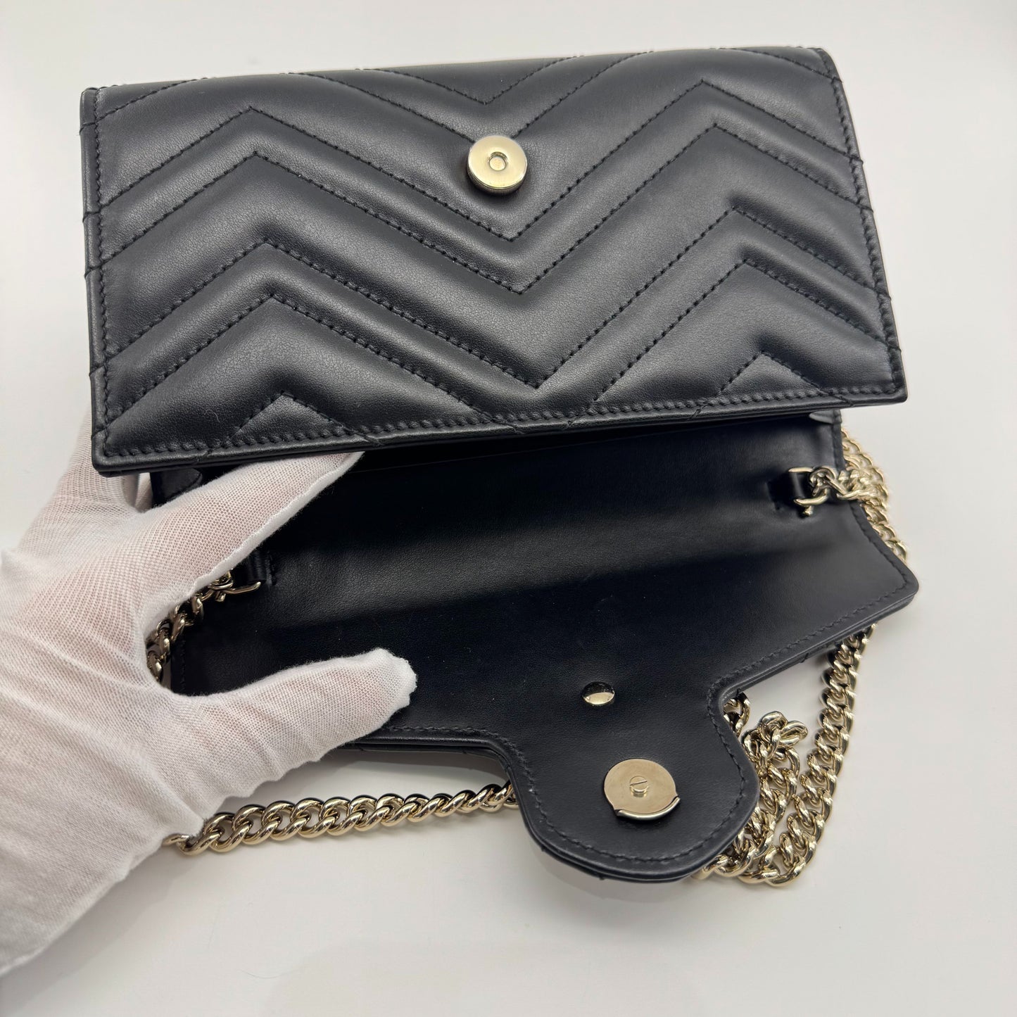 Gucci - GG Marmont - Leather - Black - (mini)