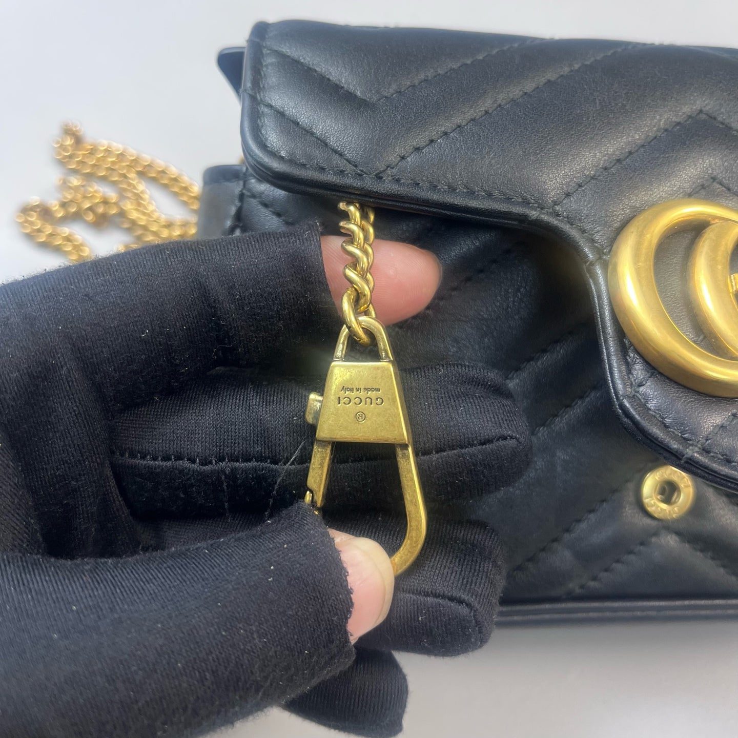 Gucci - GG Marmont - Leather - Black - (mini)