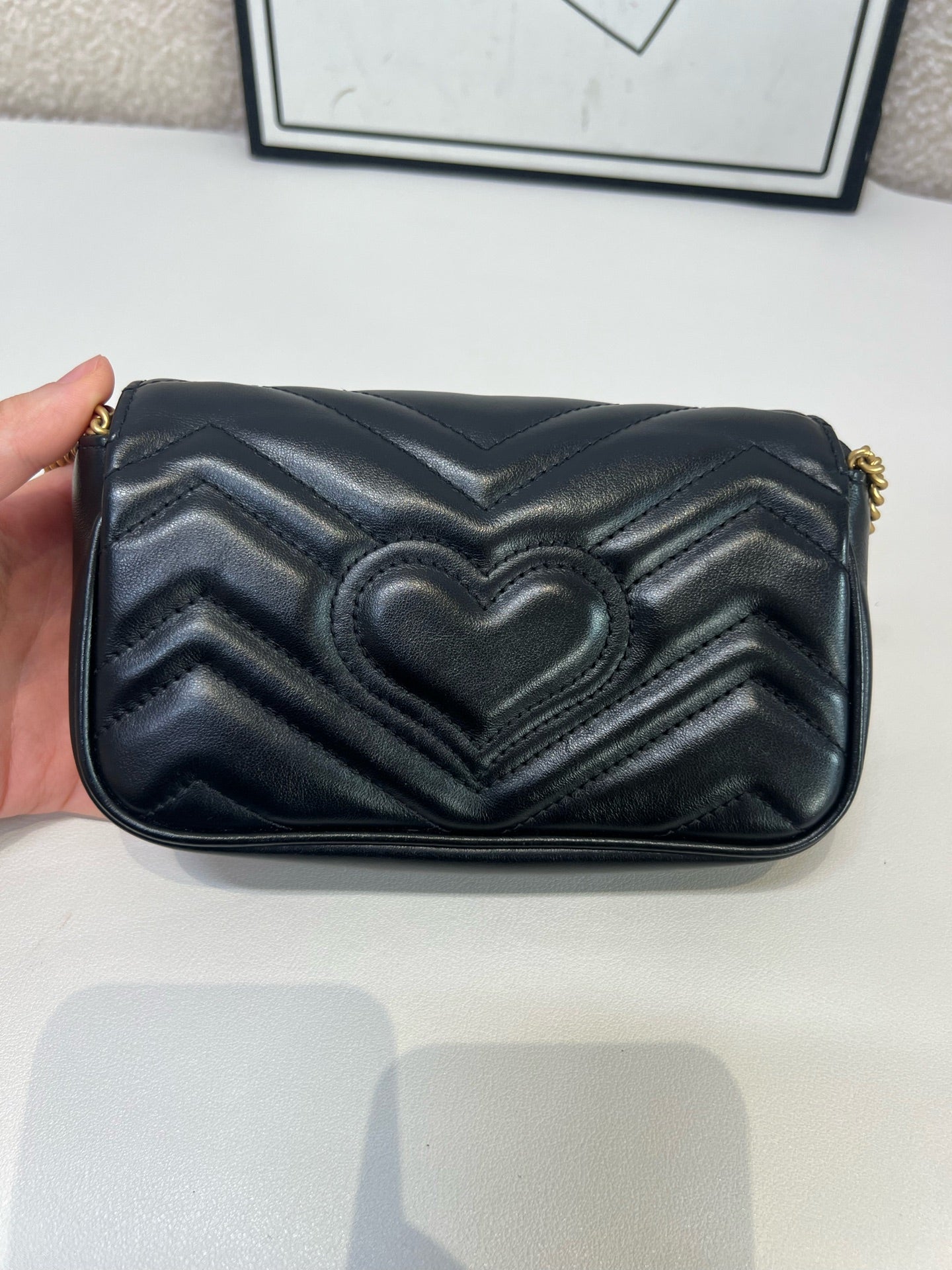 Gucci - GG Marmont - Leather - Black - (mini)
