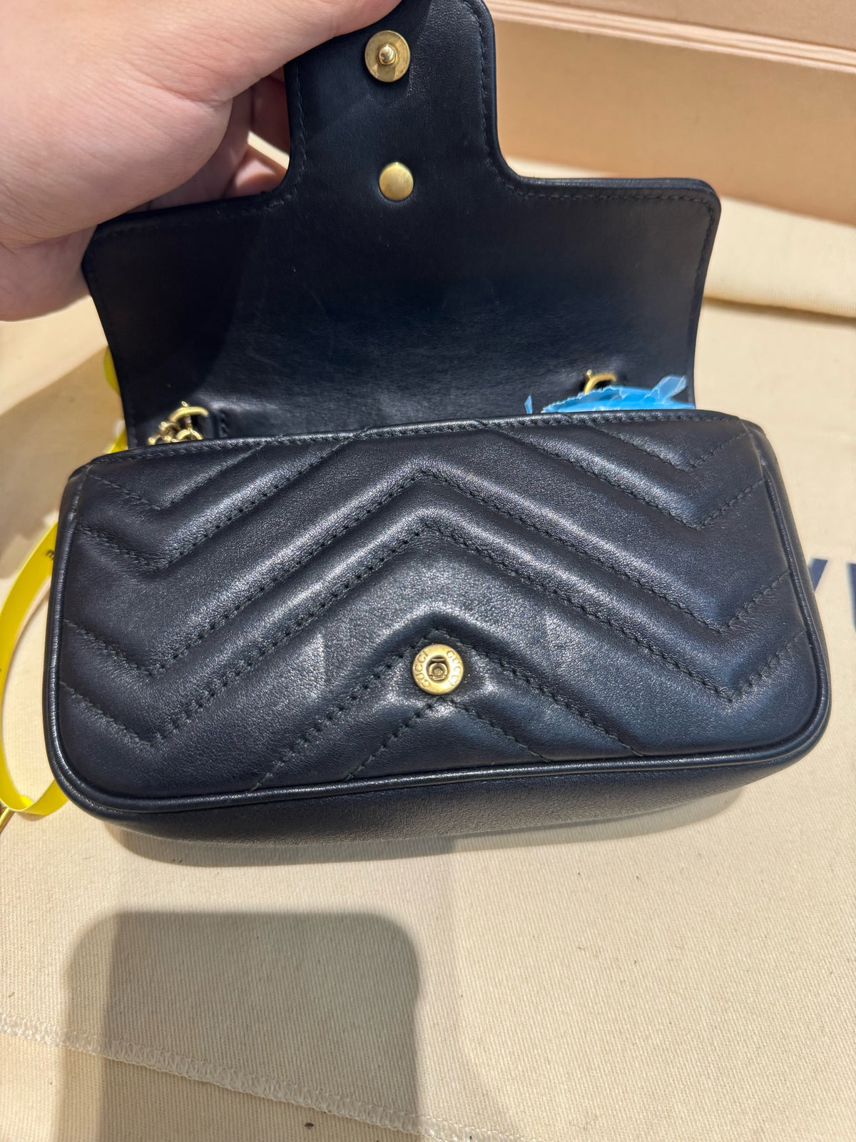 Gucci - GG Marmont - Leather - Black - (mini)