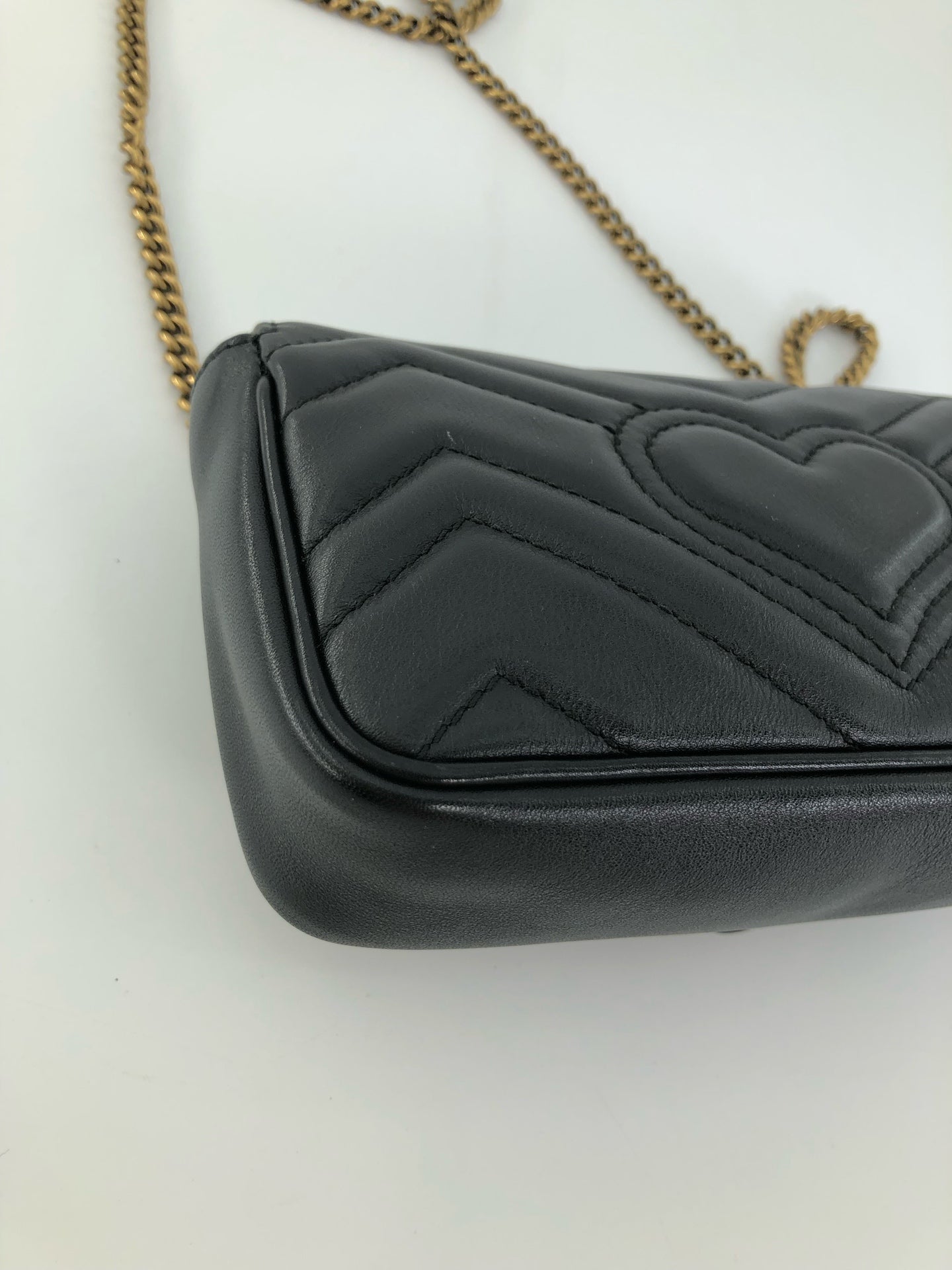 Gucci - GG Marmont - Leather - Black - (mini)