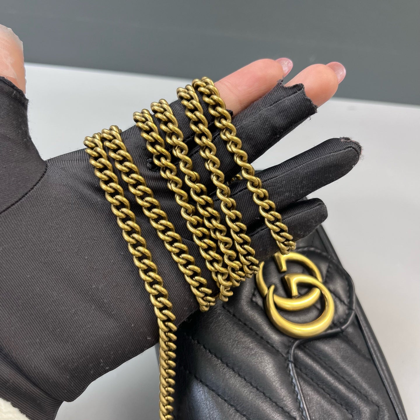 Gucci - GG Marmont - Leather - Black - (mini)