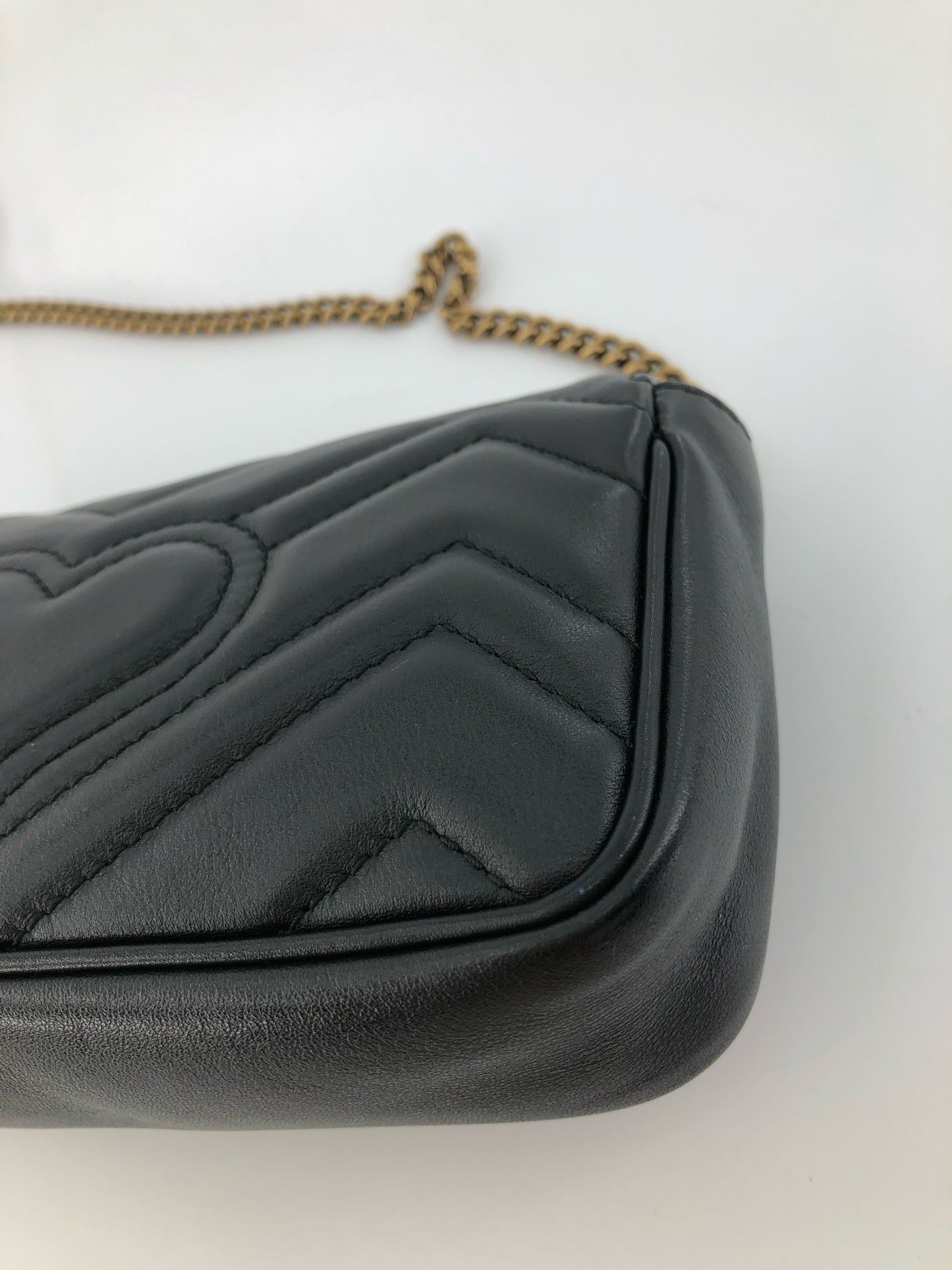 Gucci - GG Marmont - Leather - Black - (mini)