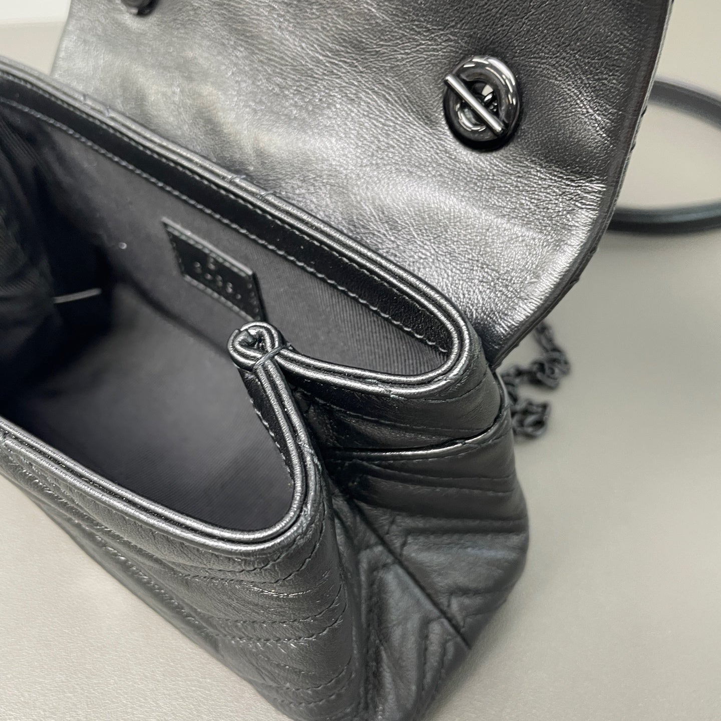Gucci - GG Marmont - Leather - Black - (mini)