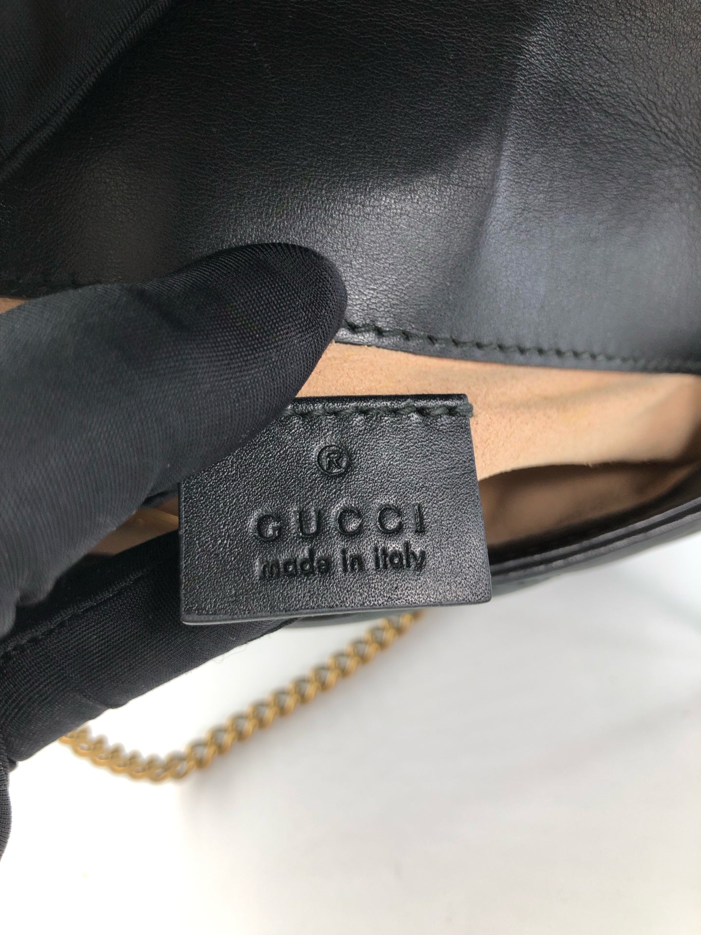 Gucci - GG Marmont - Leather - Black - (mini)