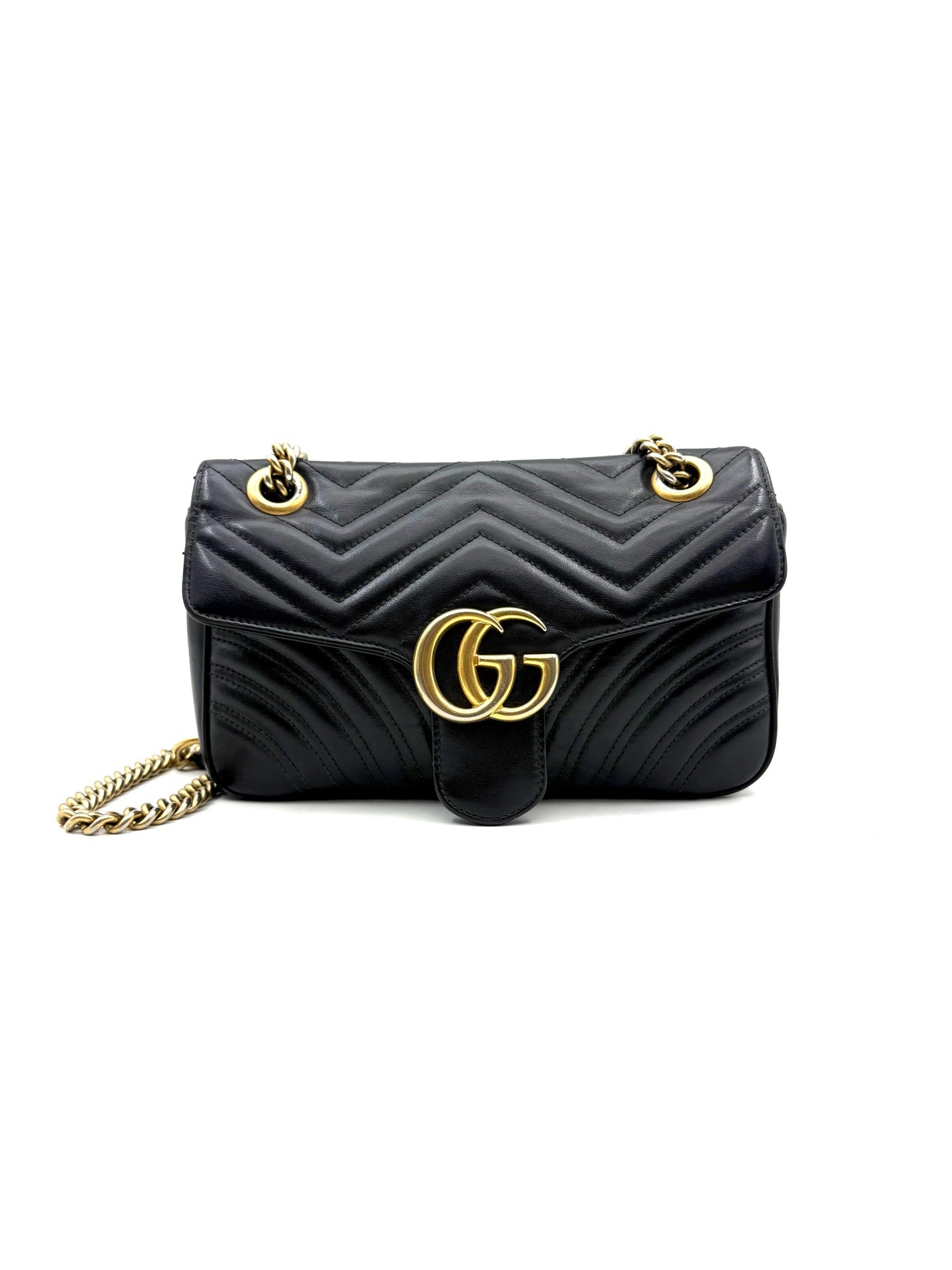 Gucci - GG Marmont - Leather - Black - (Small)