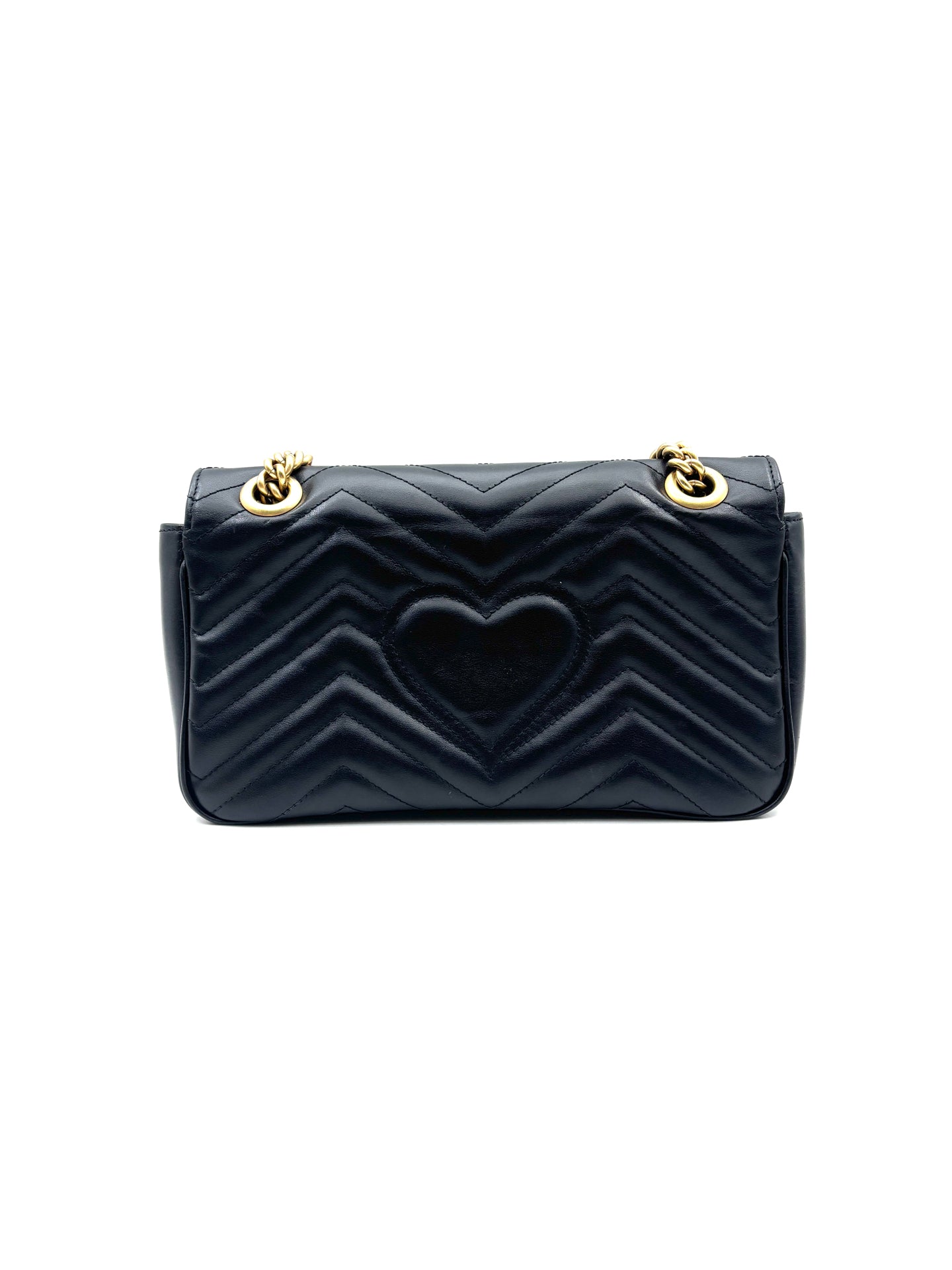 Gucci - GG Marmont - Leather - Black - (Small)