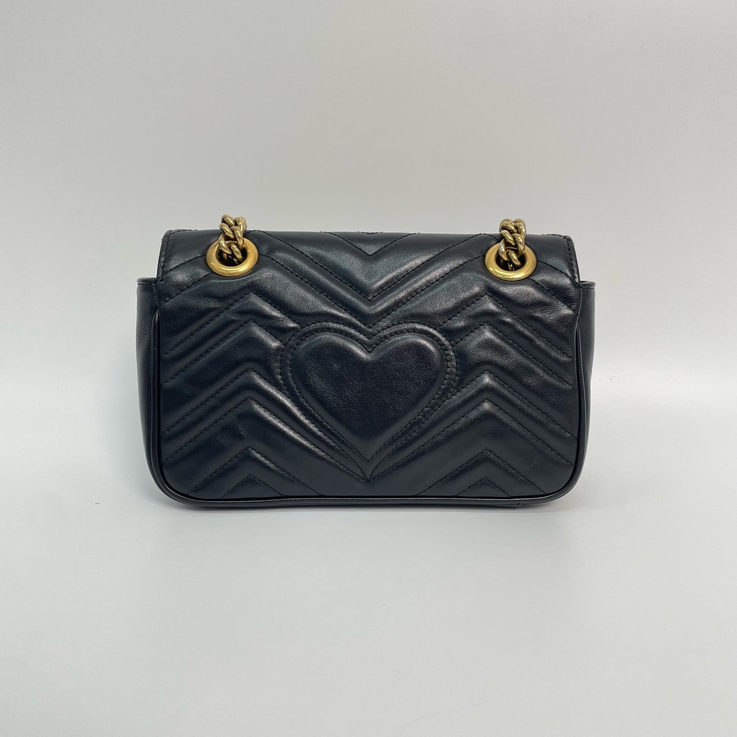 Gucci - GG Marmont - Leather - Black - (small)