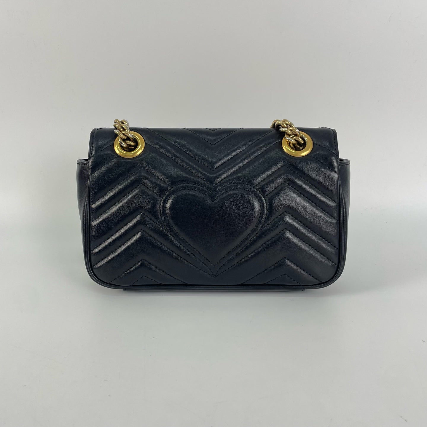 Gucci - GG Marmont - Leather - Black - (small)