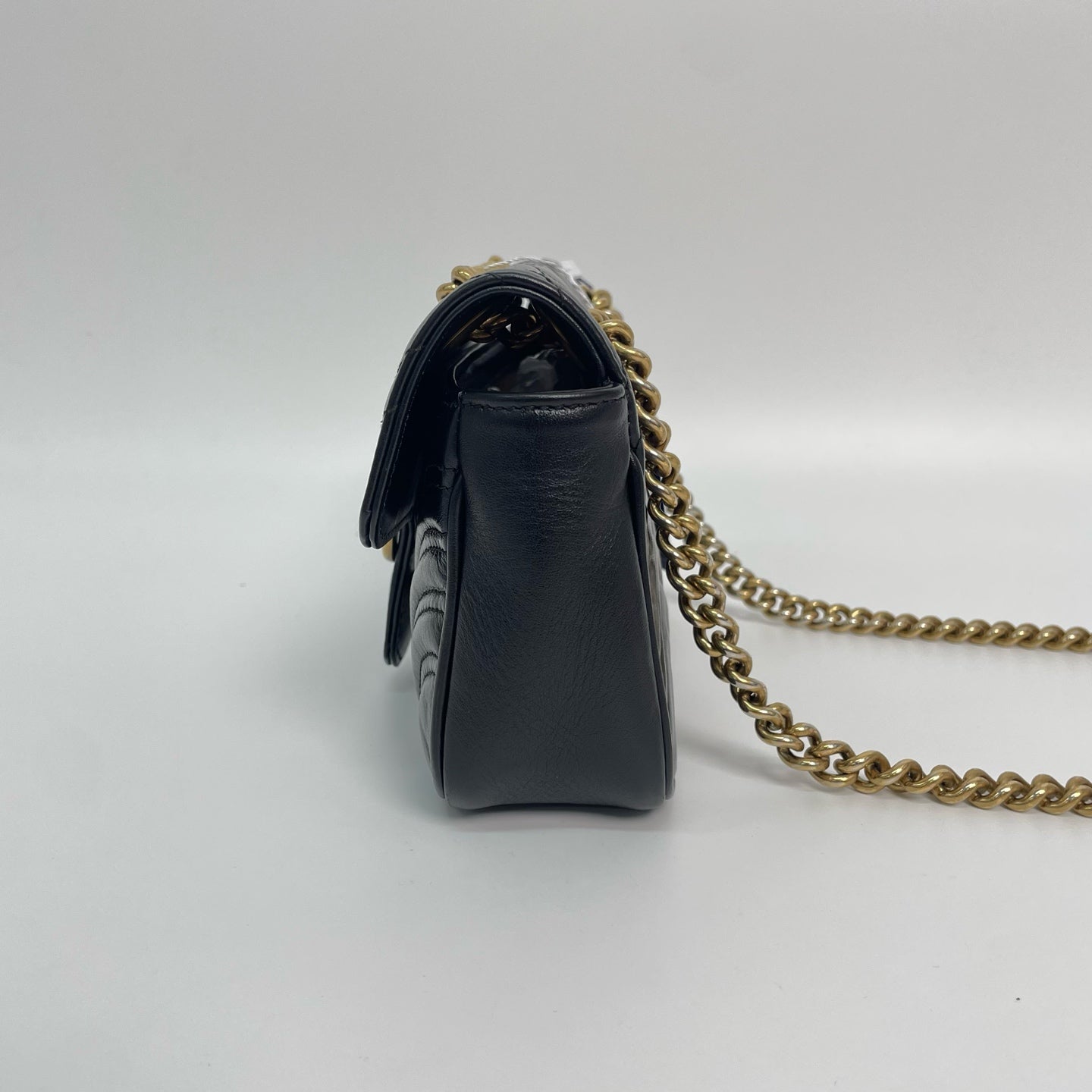 Gucci - GG Marmont - Leather - Black - (small)