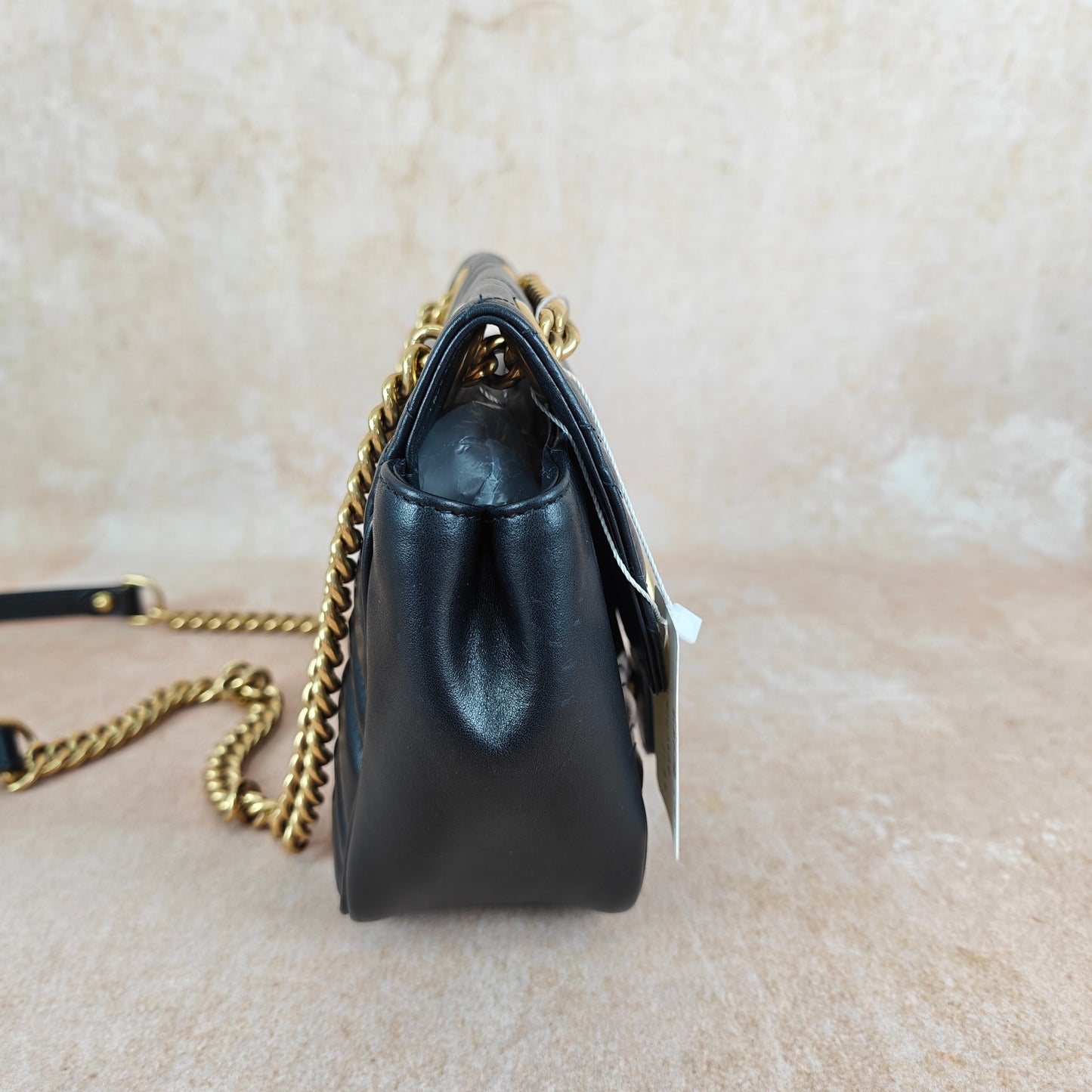 Gucci - GG Marmont - Leather - Black - (small)