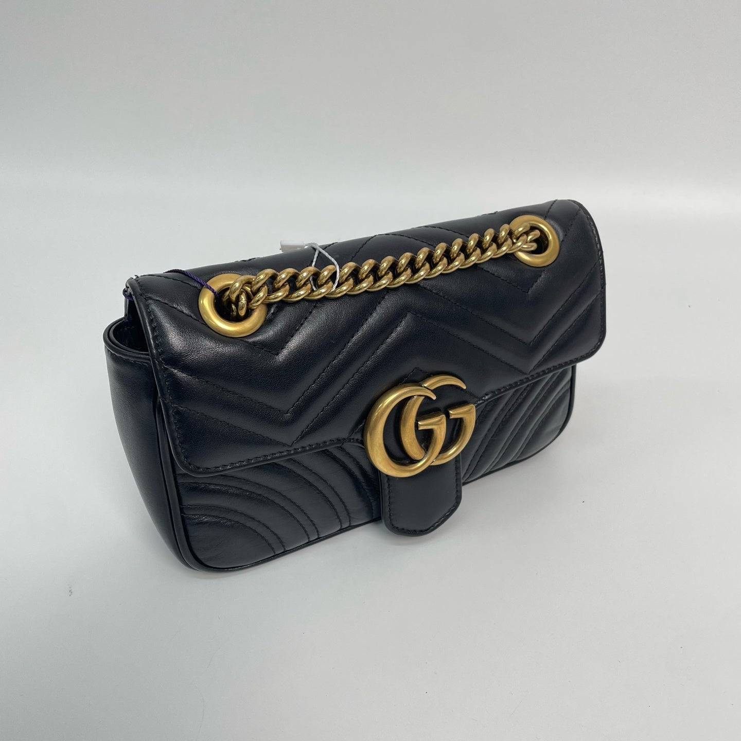 Gucci - GG Marmont - Leather - Black - (small)