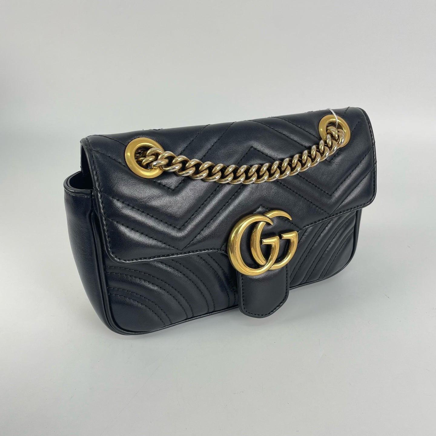 Gucci - GG Marmont - Leather - Black - (small)