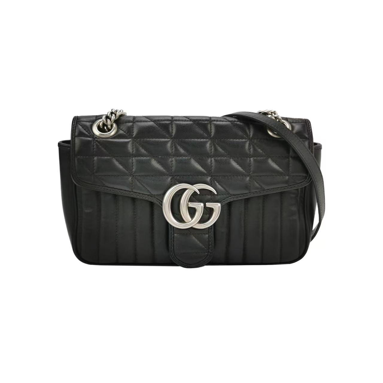 Gucci - GG Marmont - Leather - Black - (small)