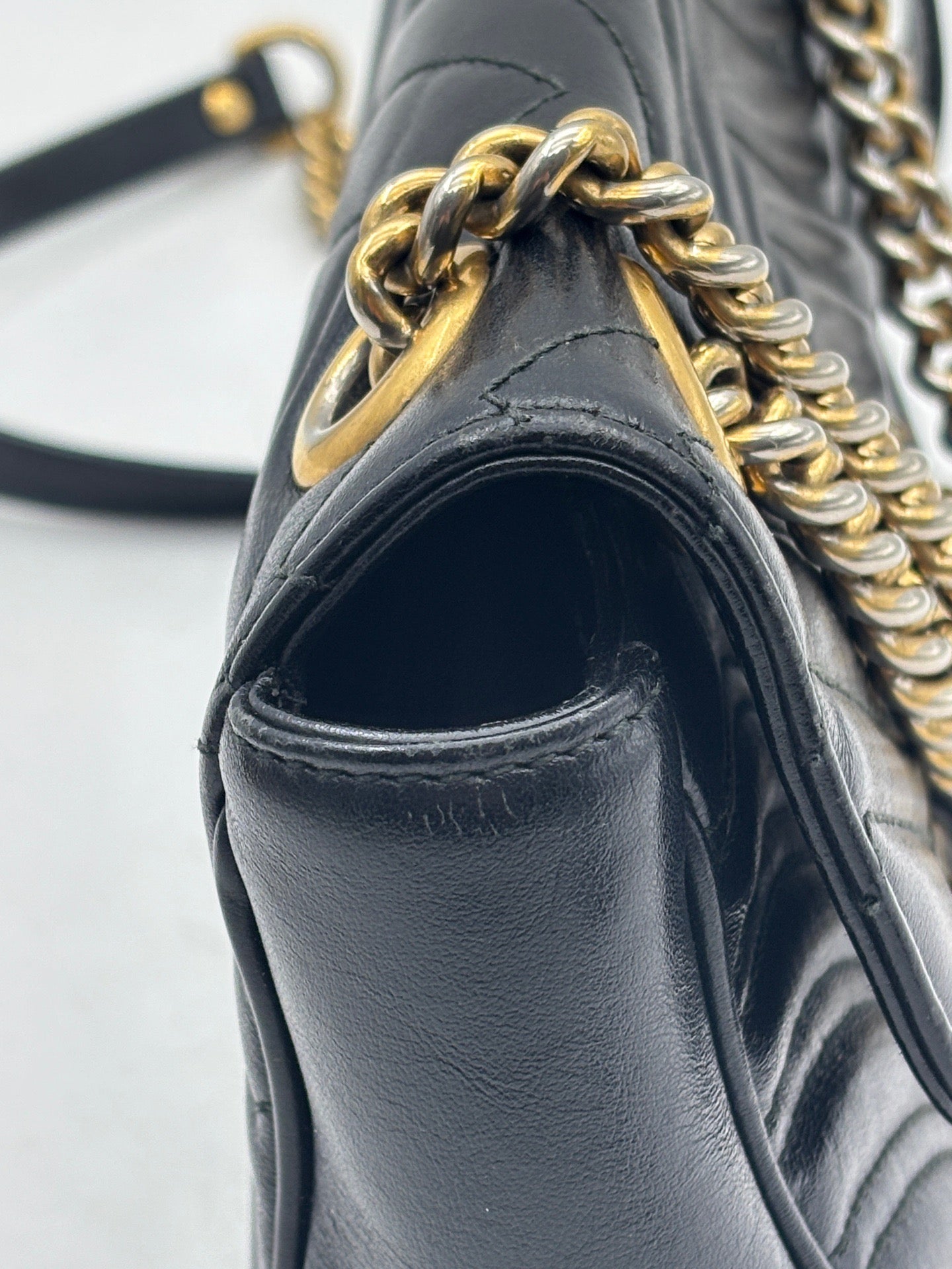 Gucci - GG Marmont - Leather - Black - (Small)