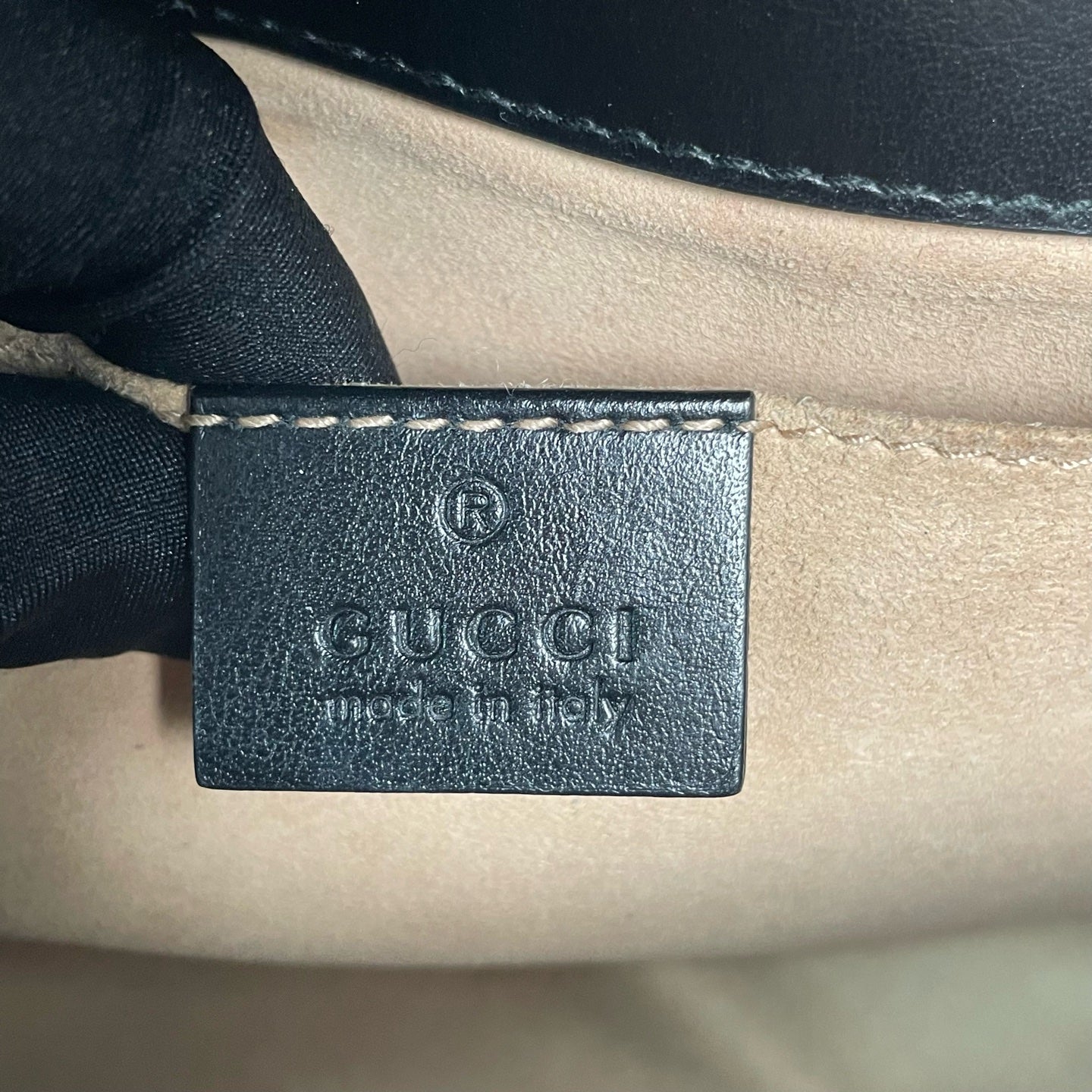 Gucci - GG Marmont - Leather - Black - (small)
