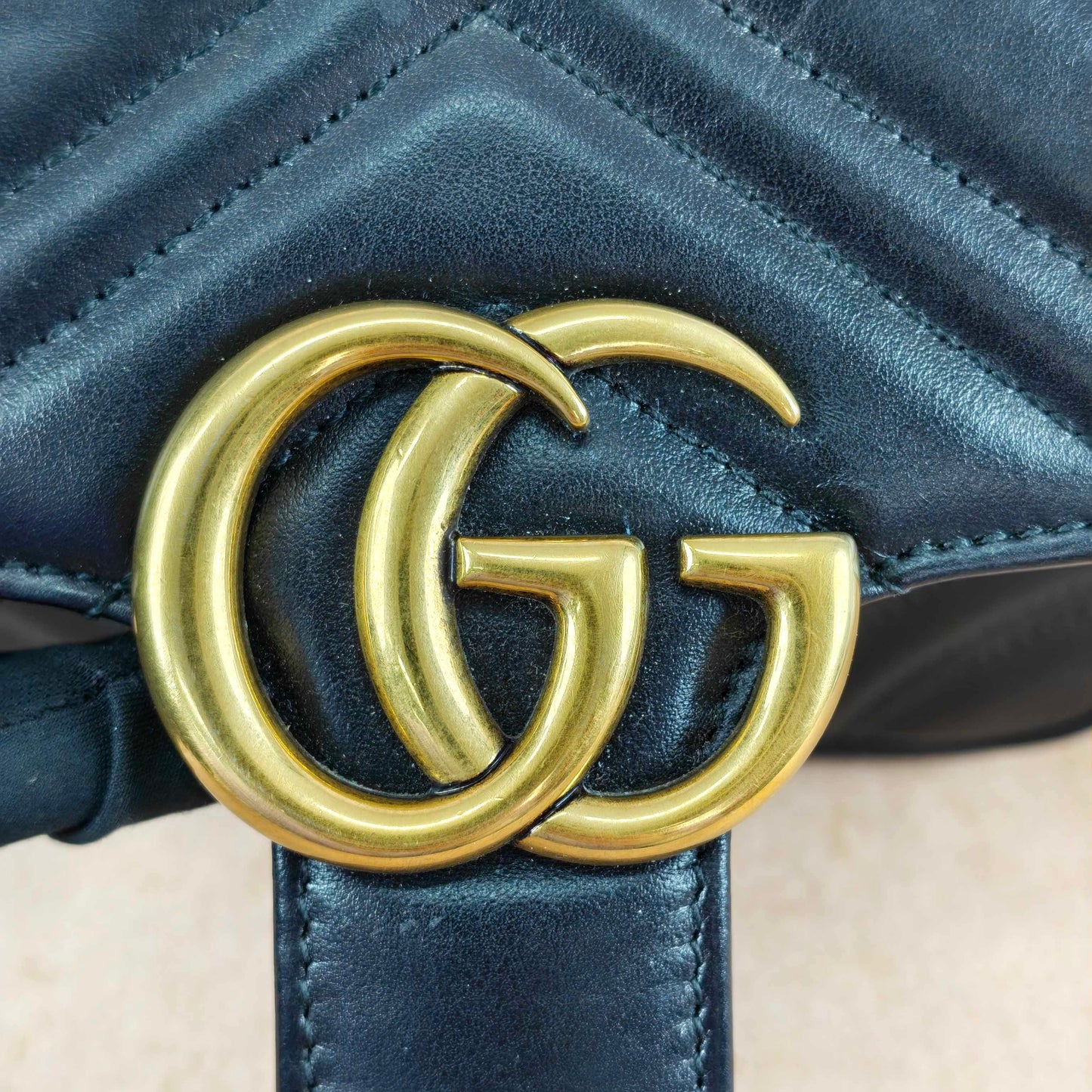Gucci - GG Marmont - Leather - Black - (small)