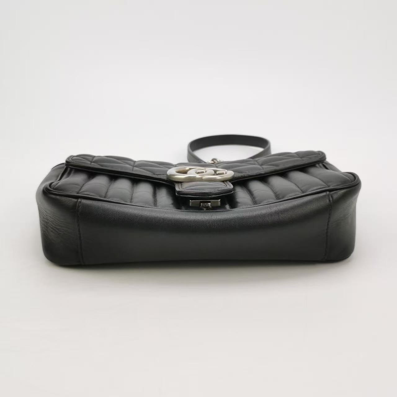 Gucci - GG Marmont - Leather - Black - (small)