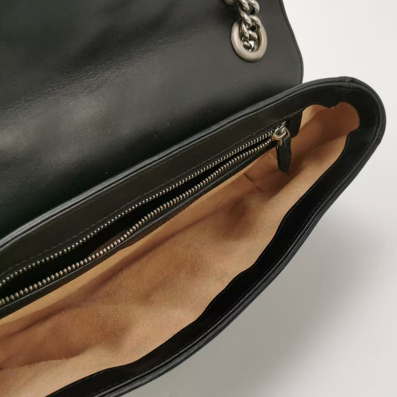Gucci - GG Marmont - Leather - Black - (small)