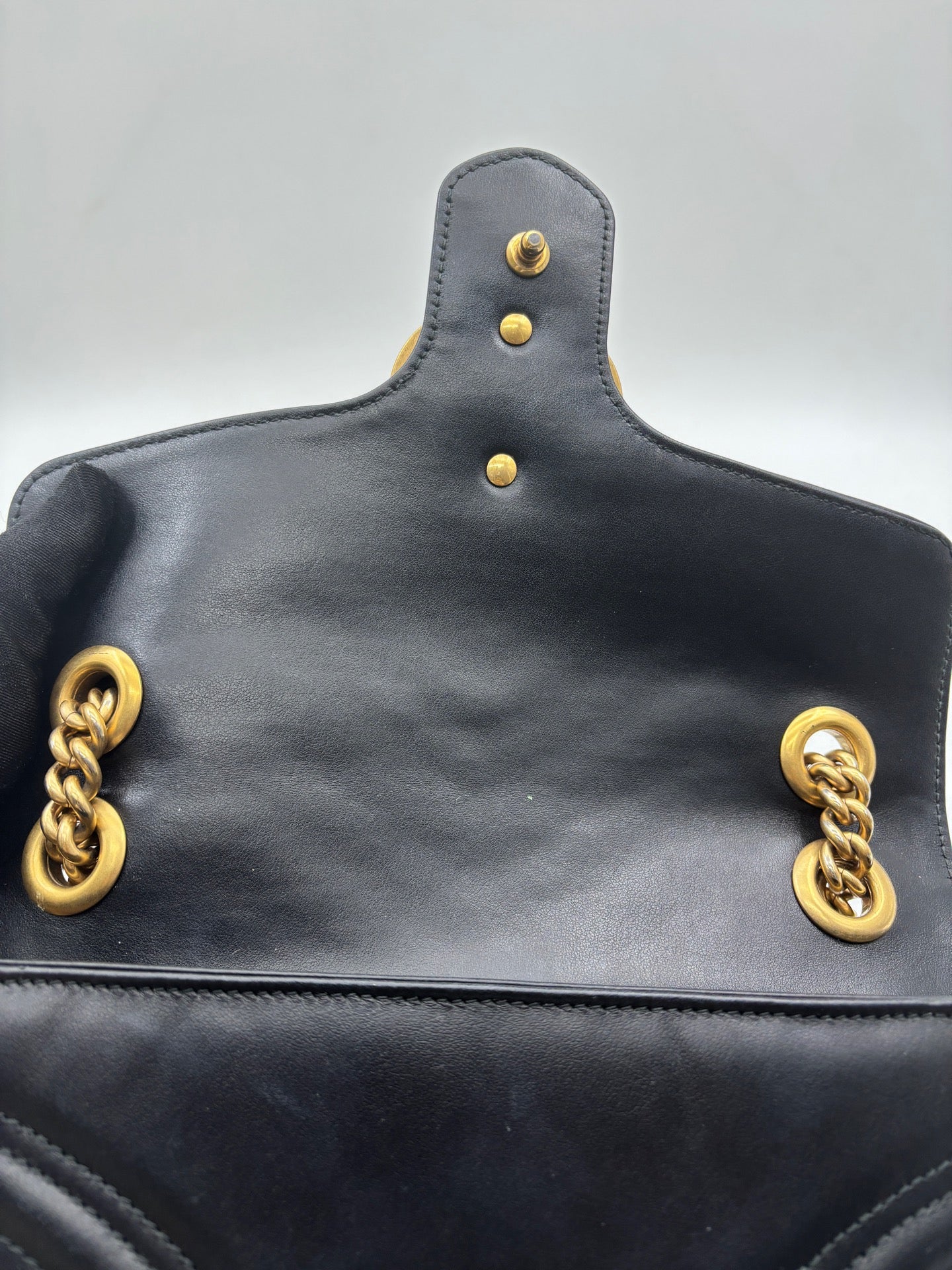 Gucci - GG Marmont - Leather - Black - (small)