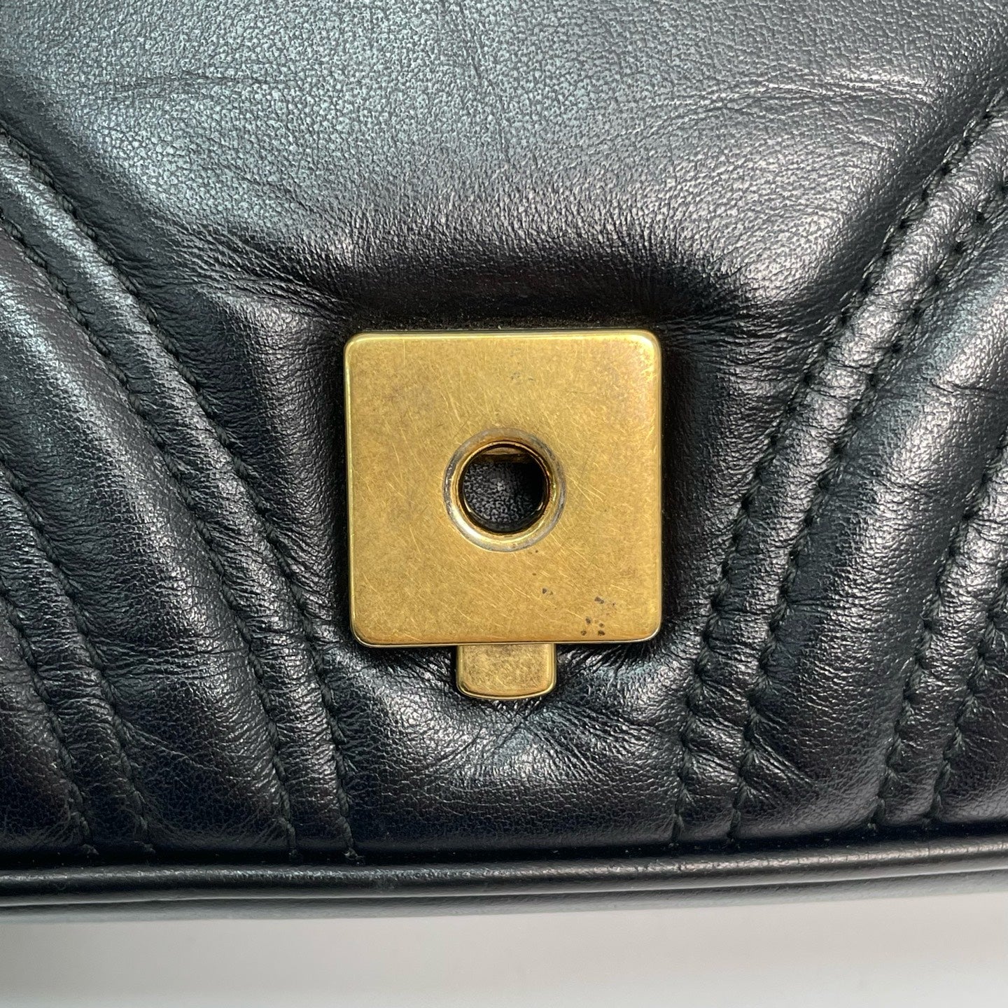 Gucci - GG Marmont - Leather - Black - (small)