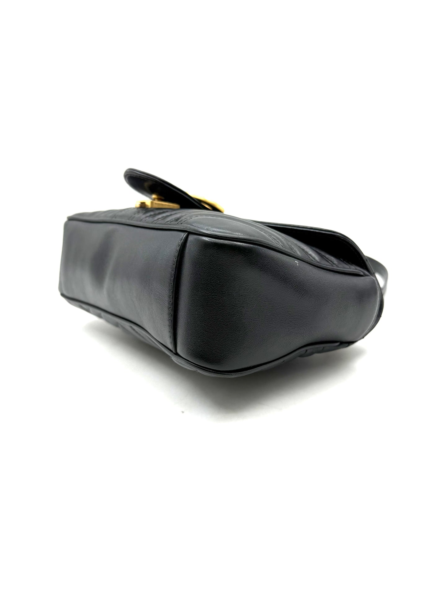 Gucci - GG Marmont - Leather - Black - (Small)