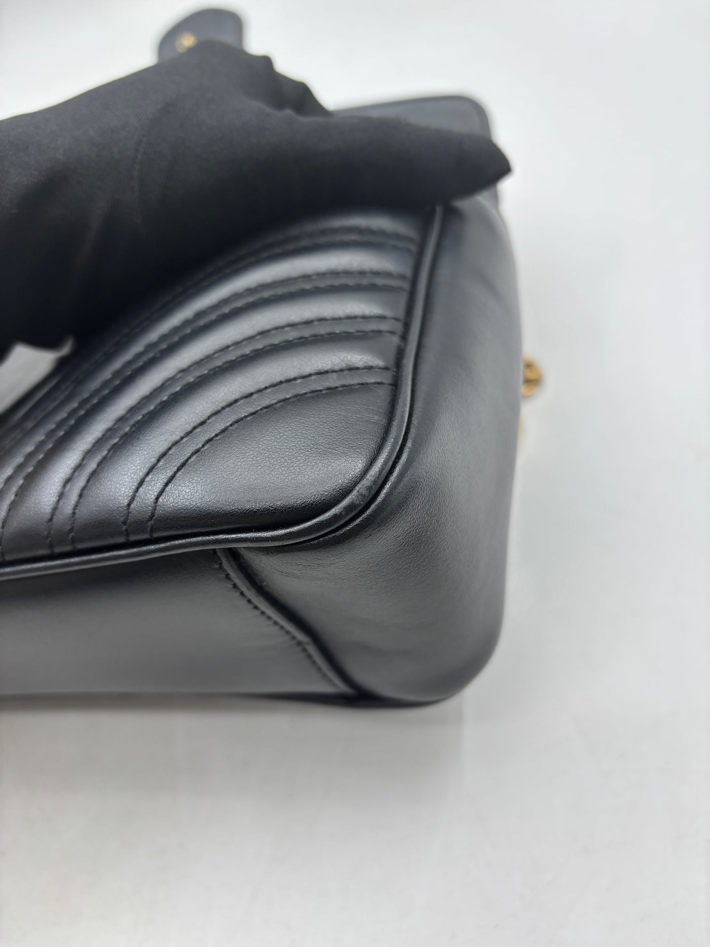 Gucci - GG Marmont - Leather - Black - (small)