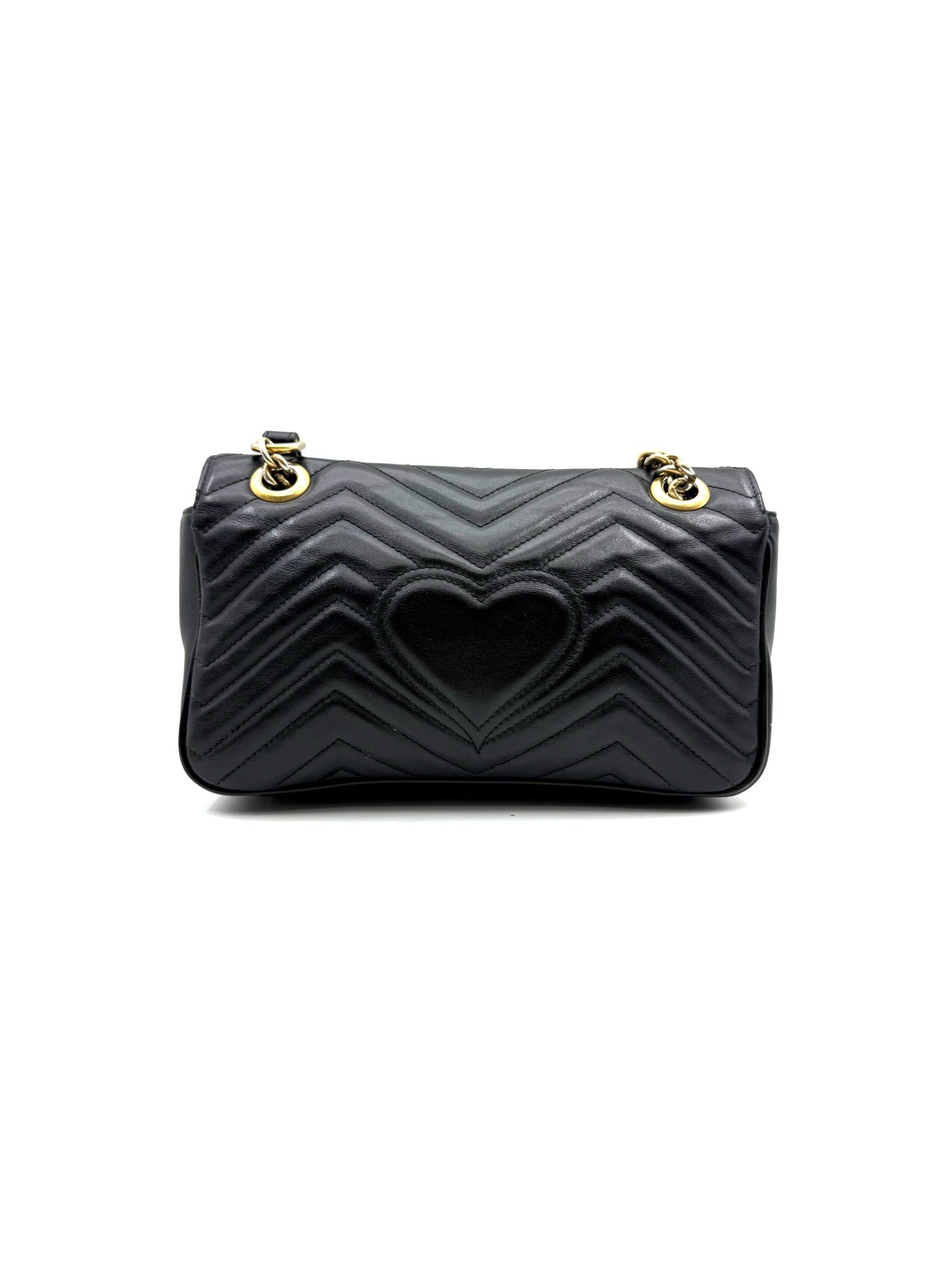 Gucci - GG Marmont - Leather - Black - (Small)